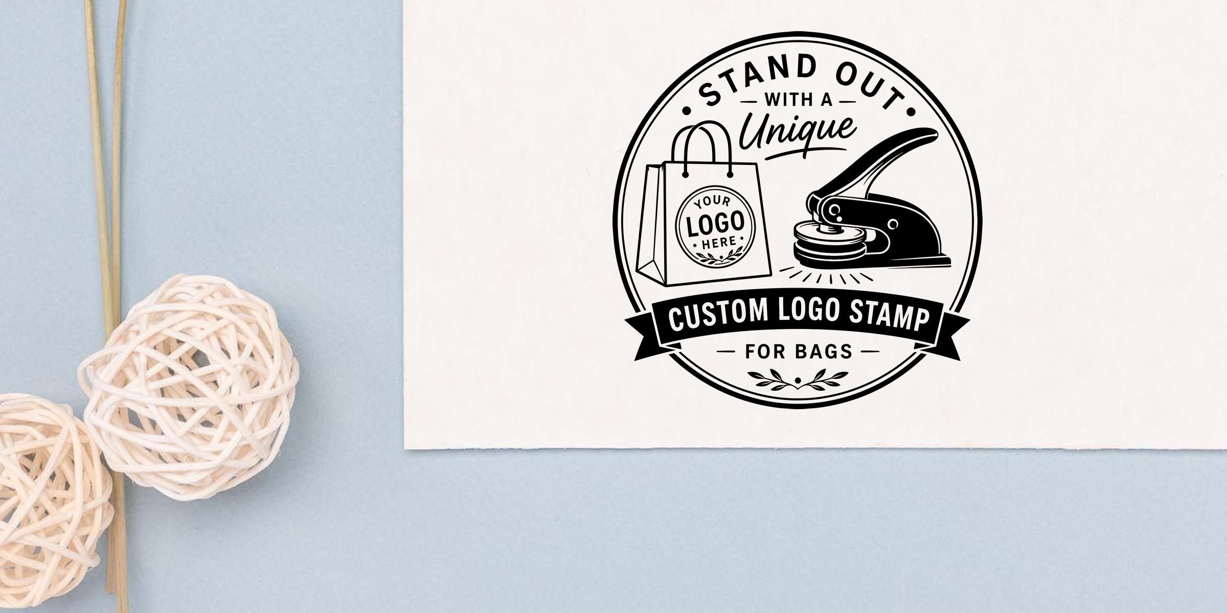 Stand Out with a Unique Custom Logo Stamp for Bags