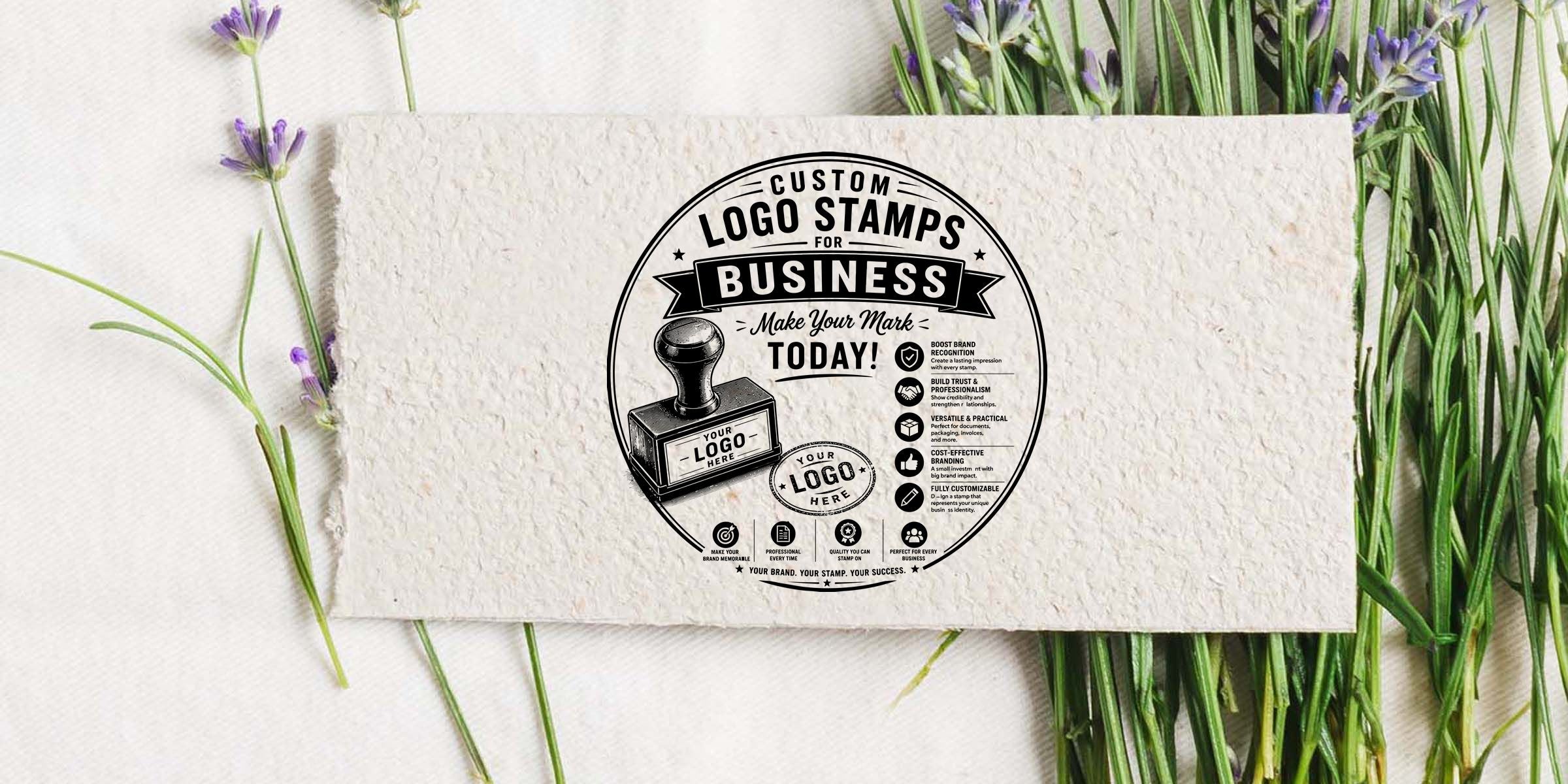 Custom Logo Stamps for Business: Make Your Mark Today!