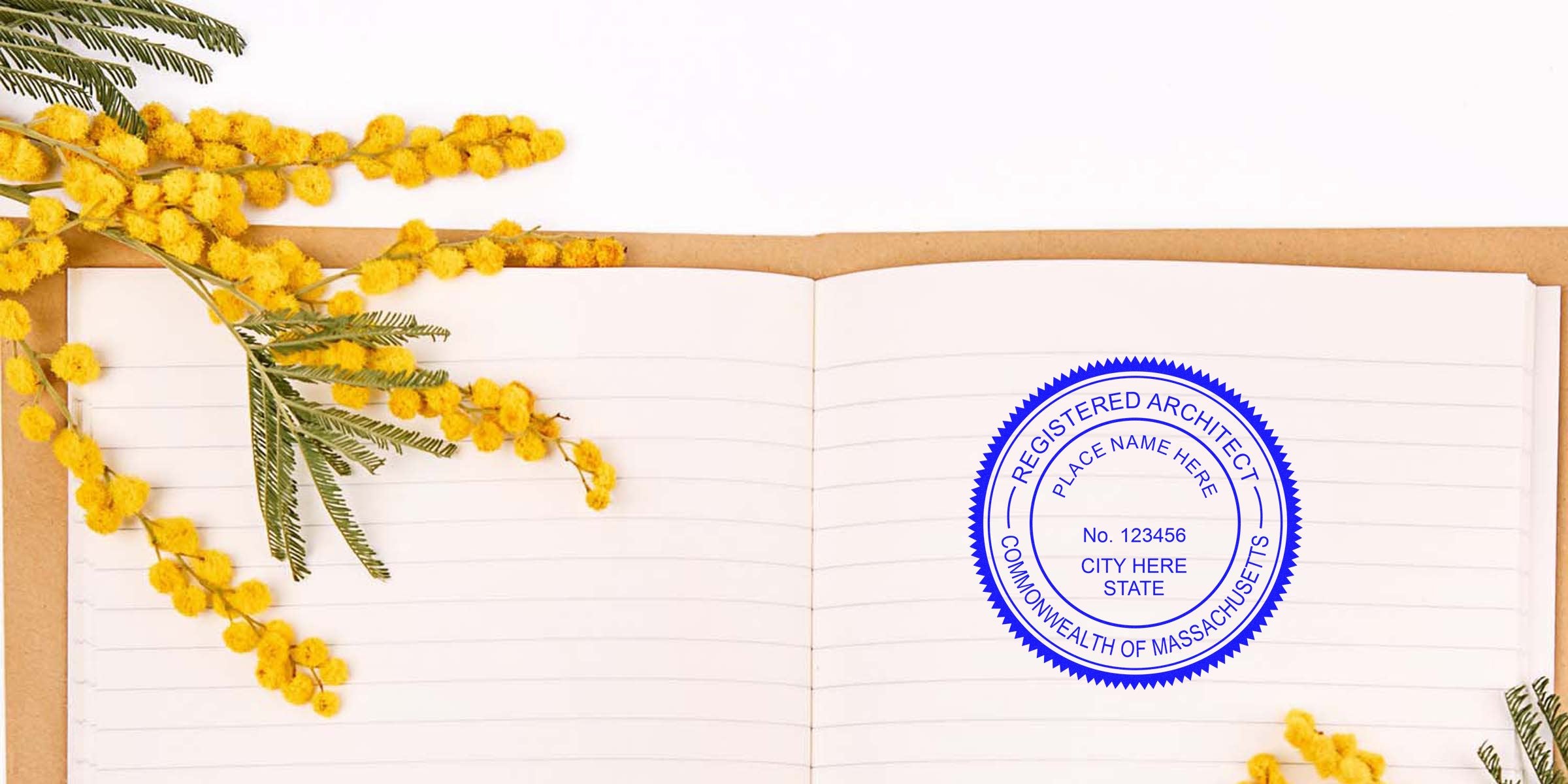 Request keywords for Massachusetts architect stamp and certification steps, as Column H content is not visible.