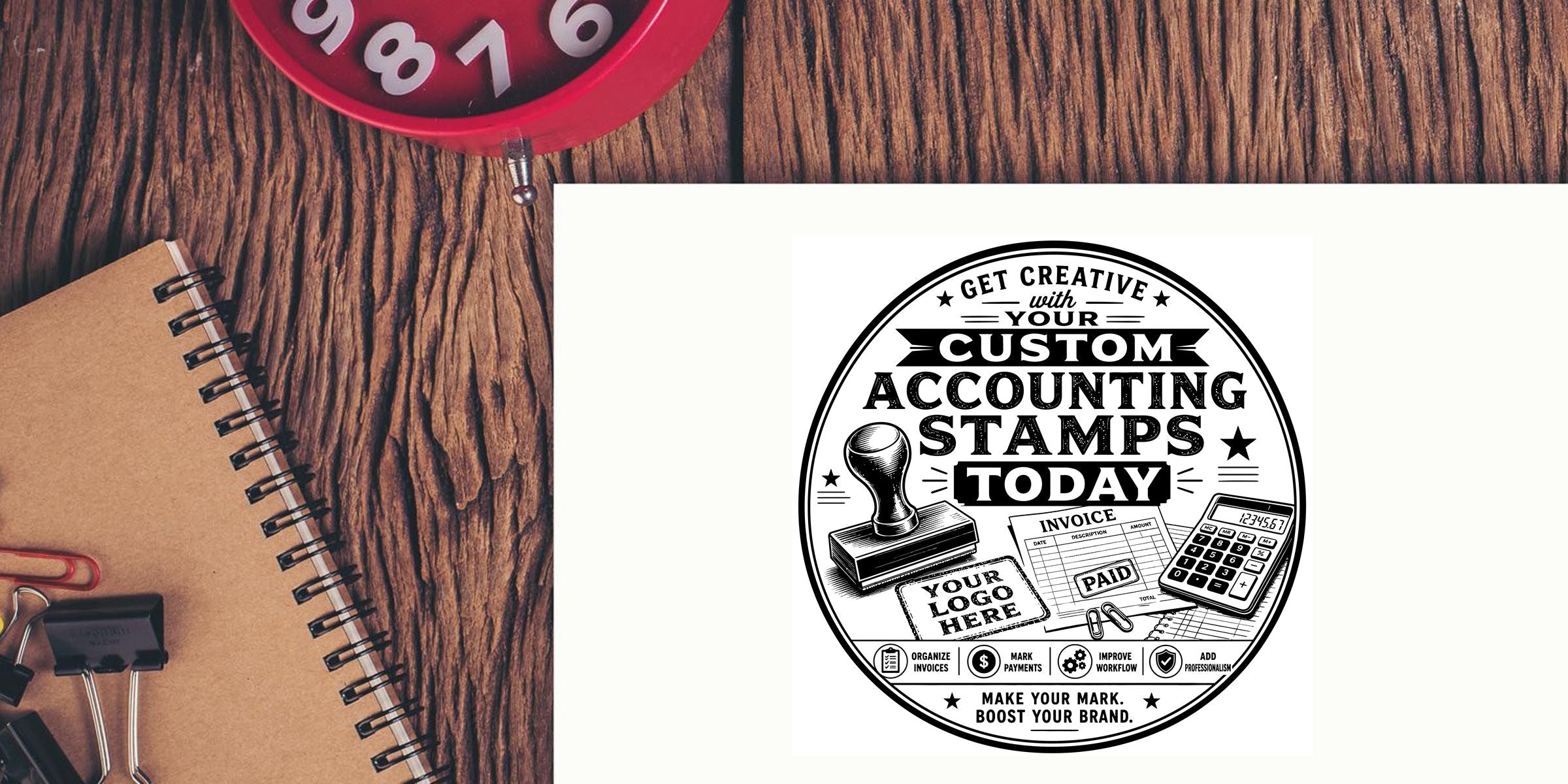 Get Creative with Your Custom Accounting Stamps Today