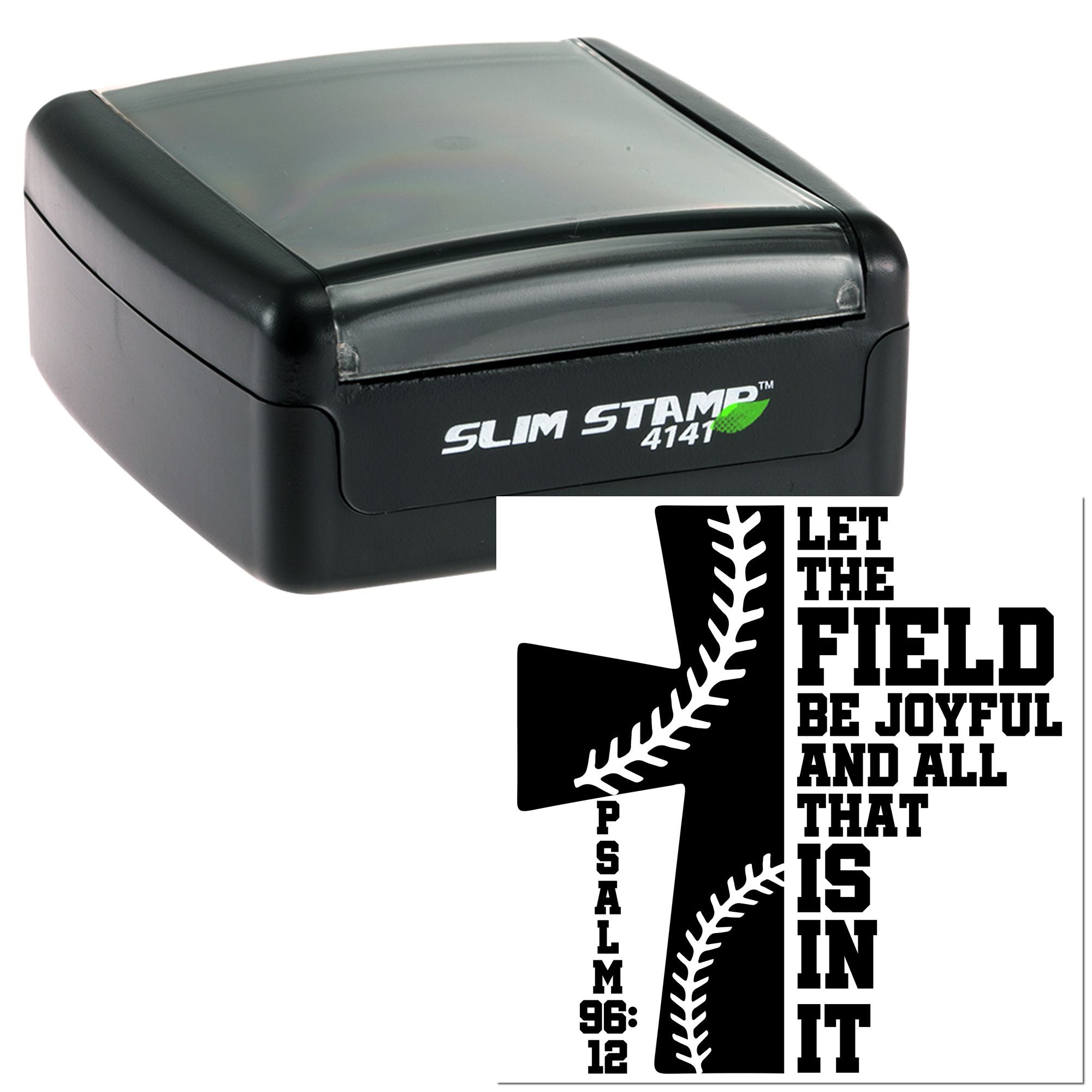 Slim Pre-Inked Sacred Diamond Joy Place Card Stamp