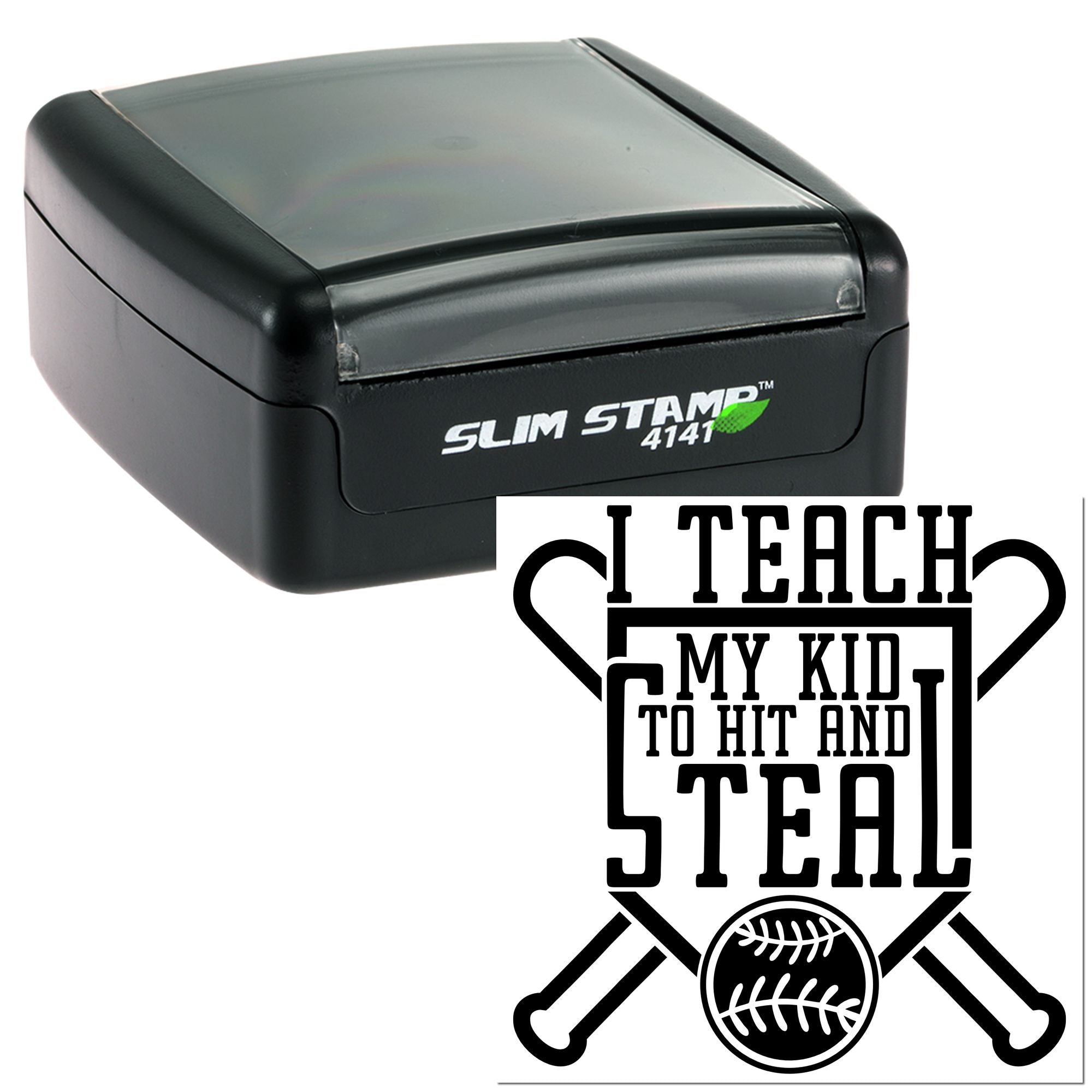 Slim Pre-Inked Home Plate Heist Paper Craft Stamp