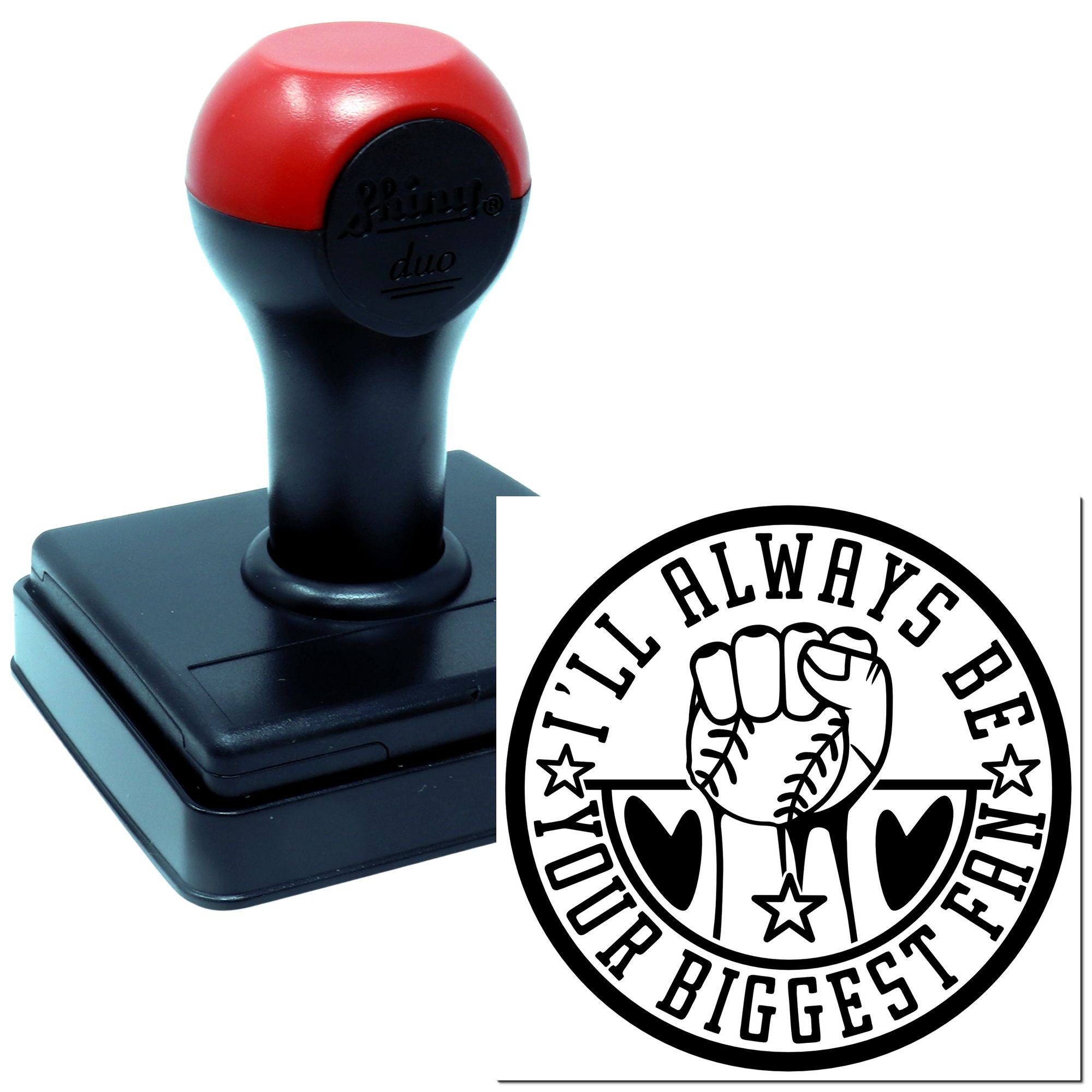 Duo Hand Strength Unity Pride Victory Card Making Rubber Stamp