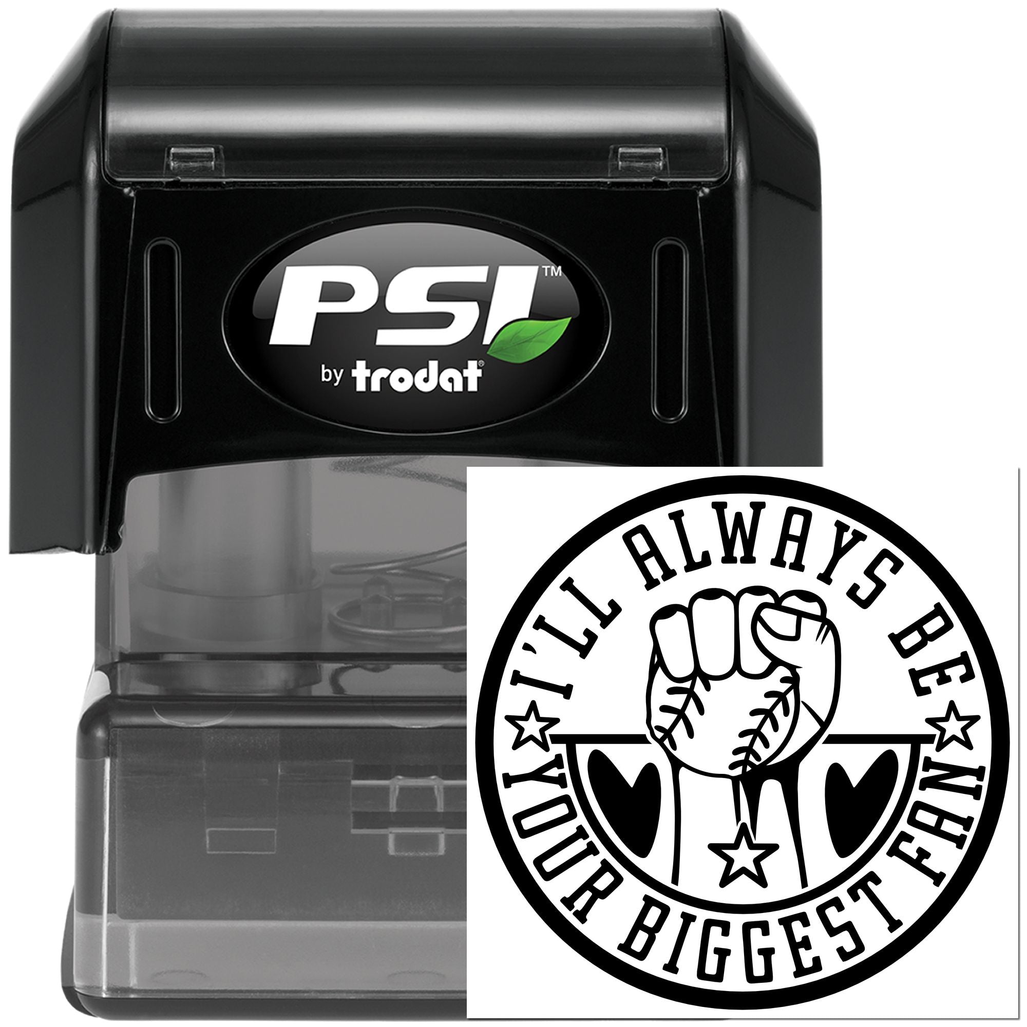 PSI Cardmaking Baseball Love And Support Pre-Inked Stamp