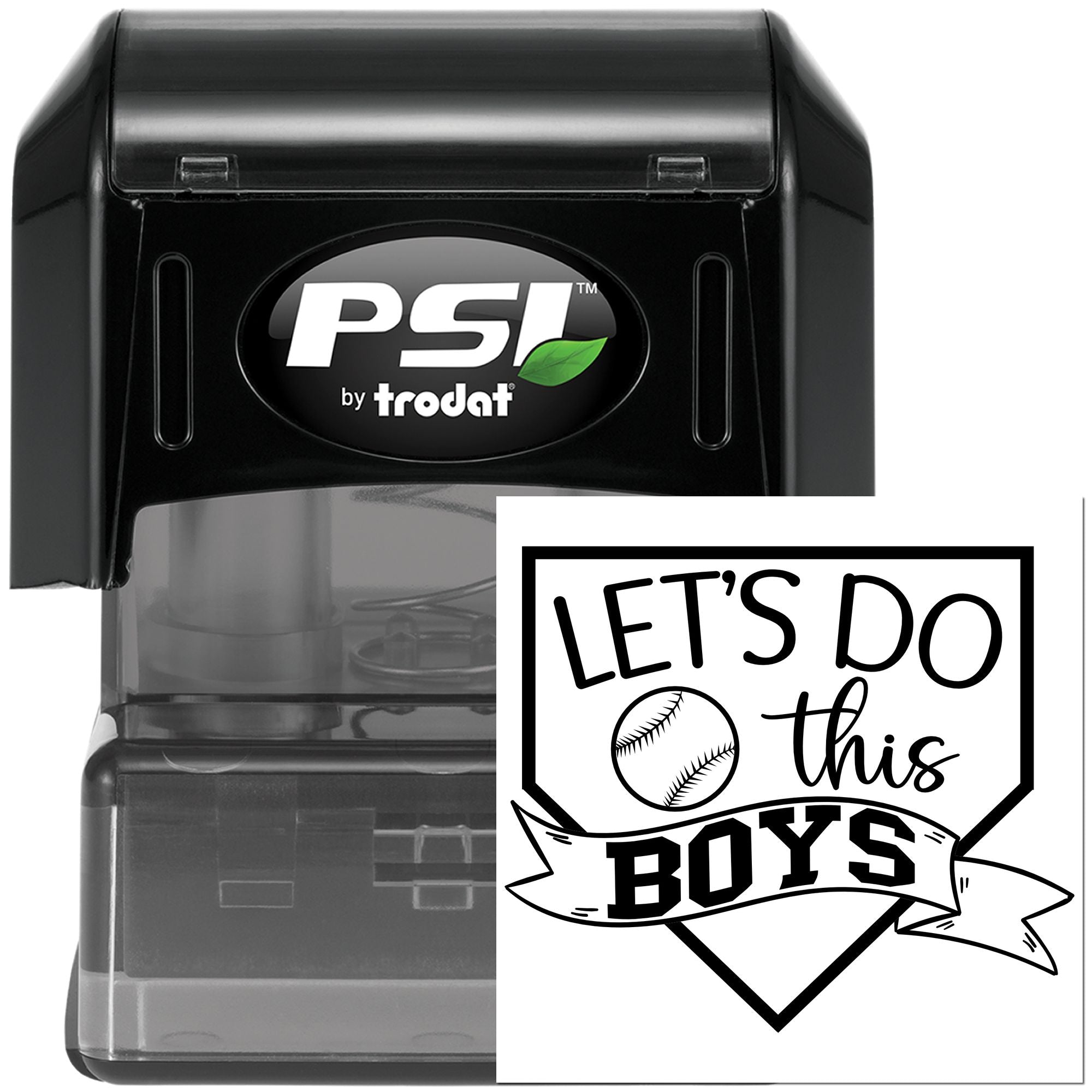 PSI Journaling Play Ball Team Spirit Pre-Inked Stamp