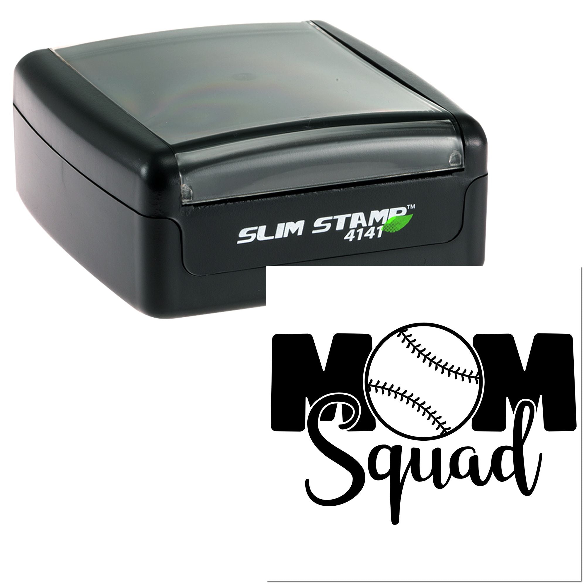 Slim Pre-Inked Home Plate Heroes Card Stamp