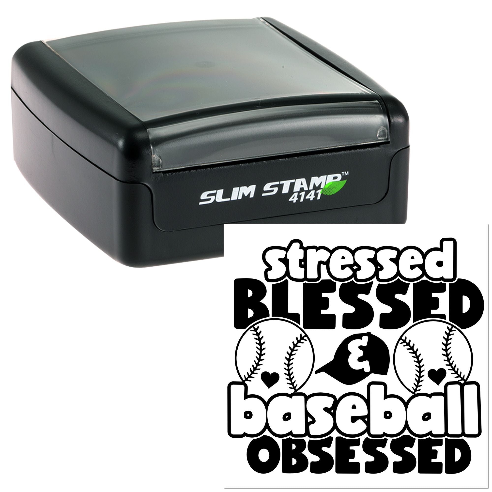 Slim Pre-Inked Diamond Dreams Daily Paper Craft Stamp