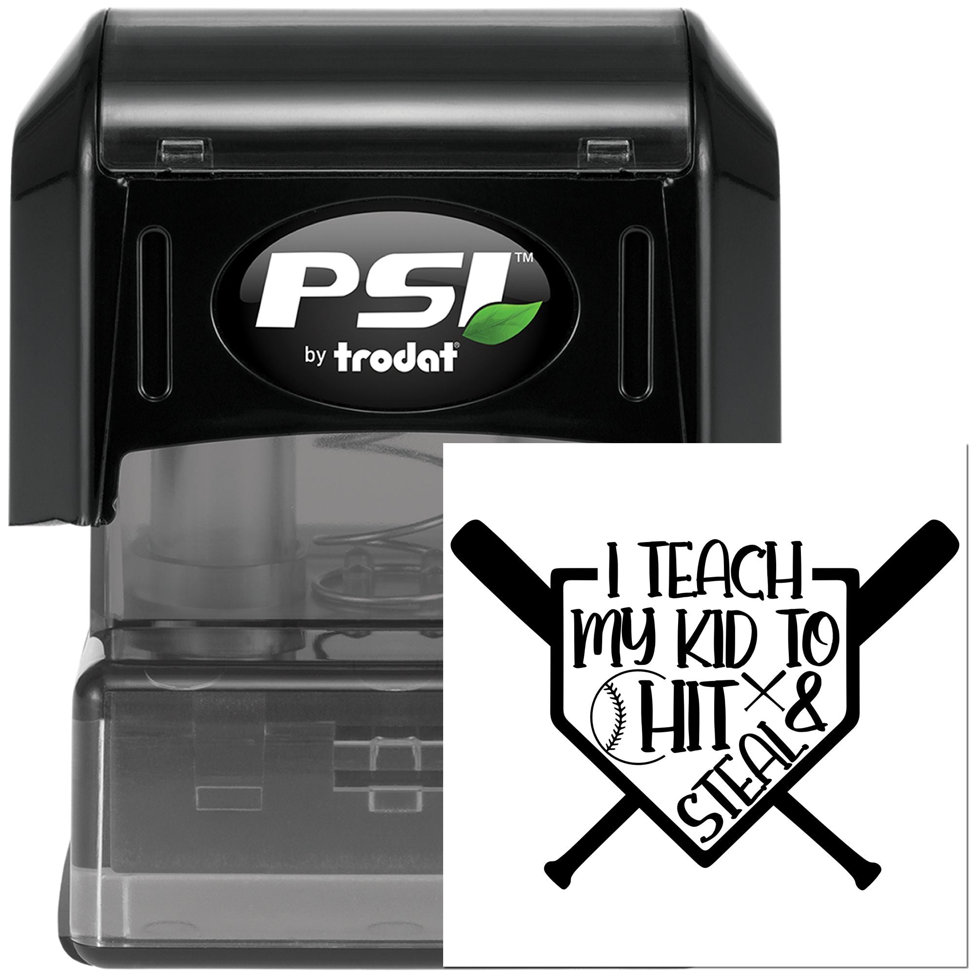 PSI Journaling Baseball Skills For Life Pre-Inked Stamp