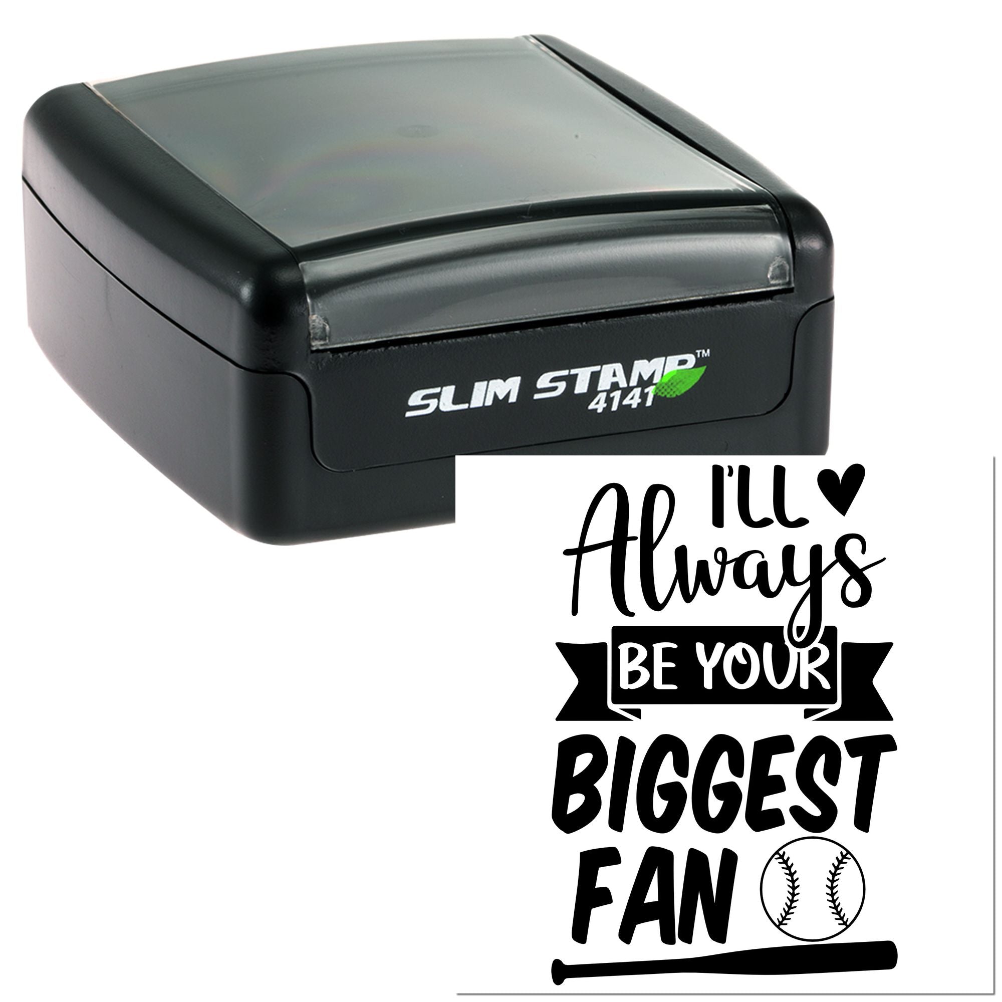 Slim Pre-Inked Diamond Devotion Always Cardmaking Stamp