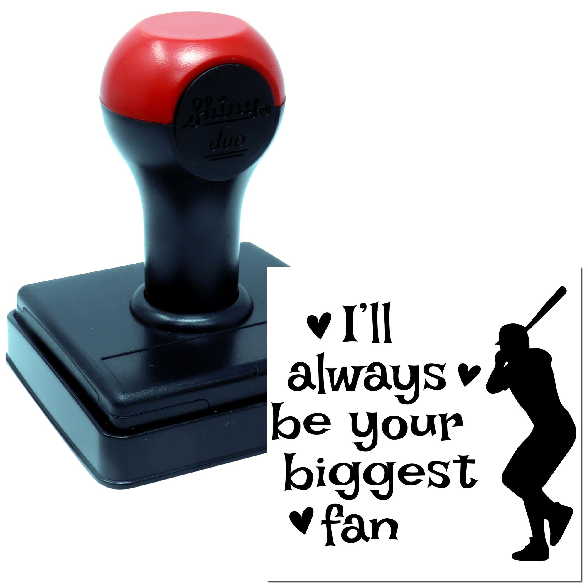Duo Hand Golf Lover's Passion Paper Craft Rubber Stamp
