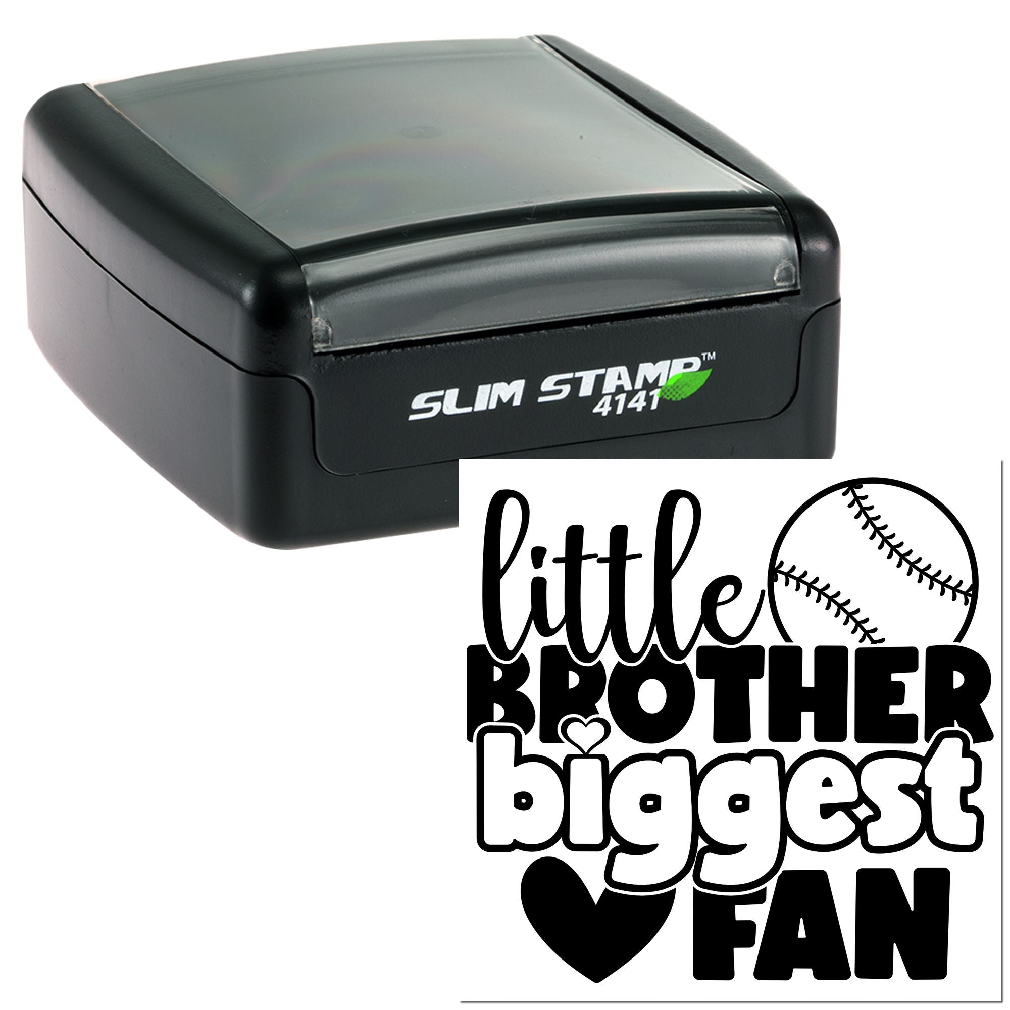 Slim Pre-Inked Miniature Dugout Devotee Postcard Stamp