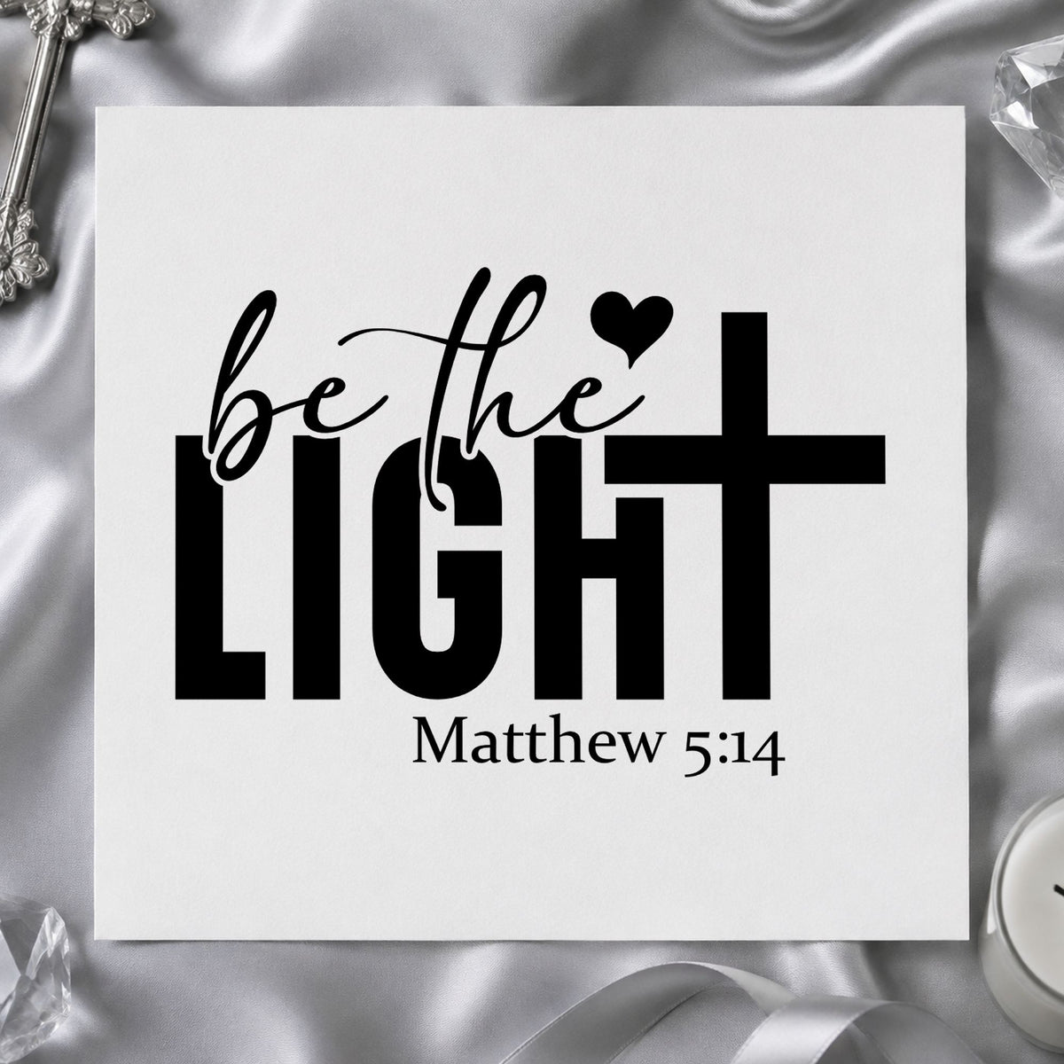 Be The Light Self-Inking Stamp in use 3