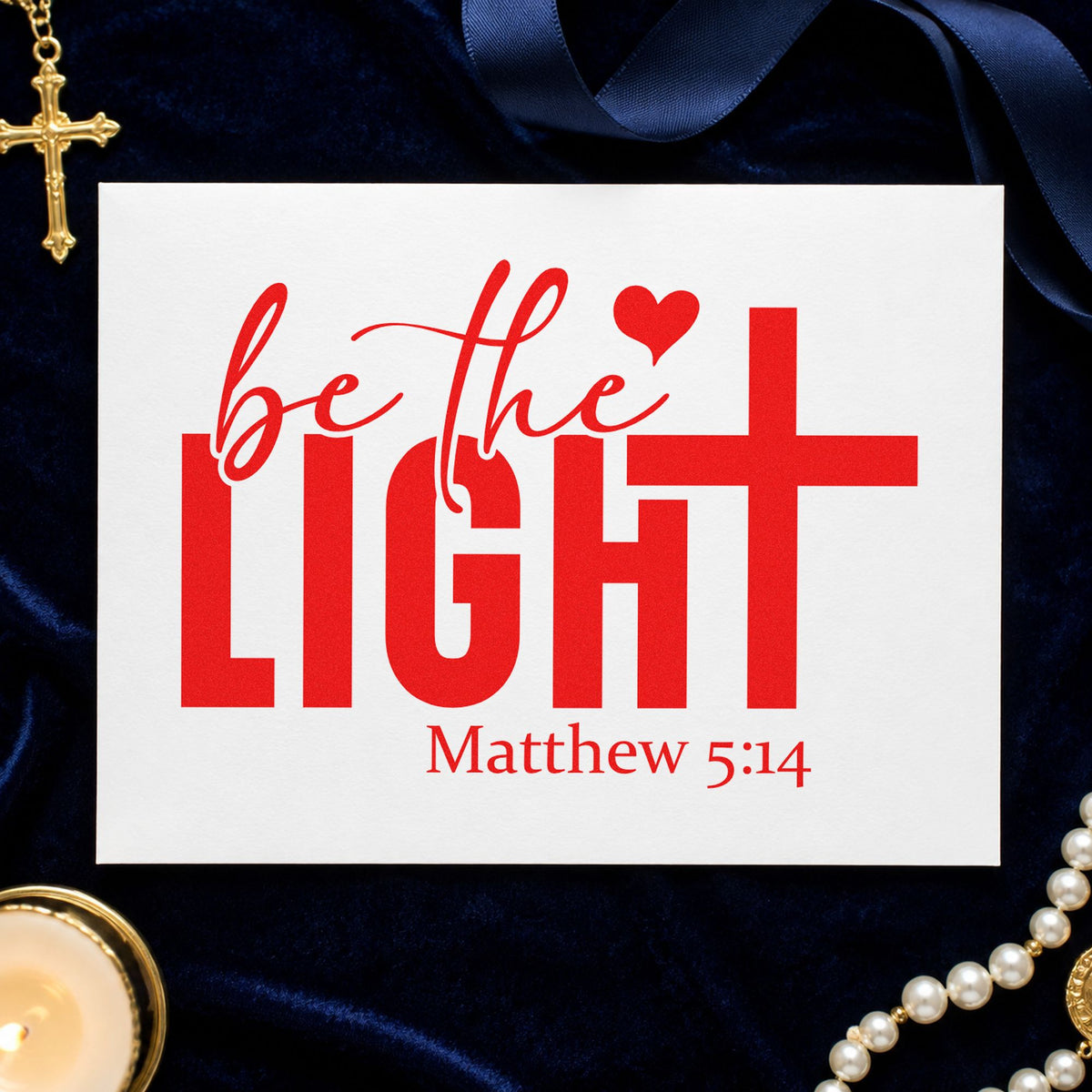 Be The Light Self-Inking Stamp in use 7