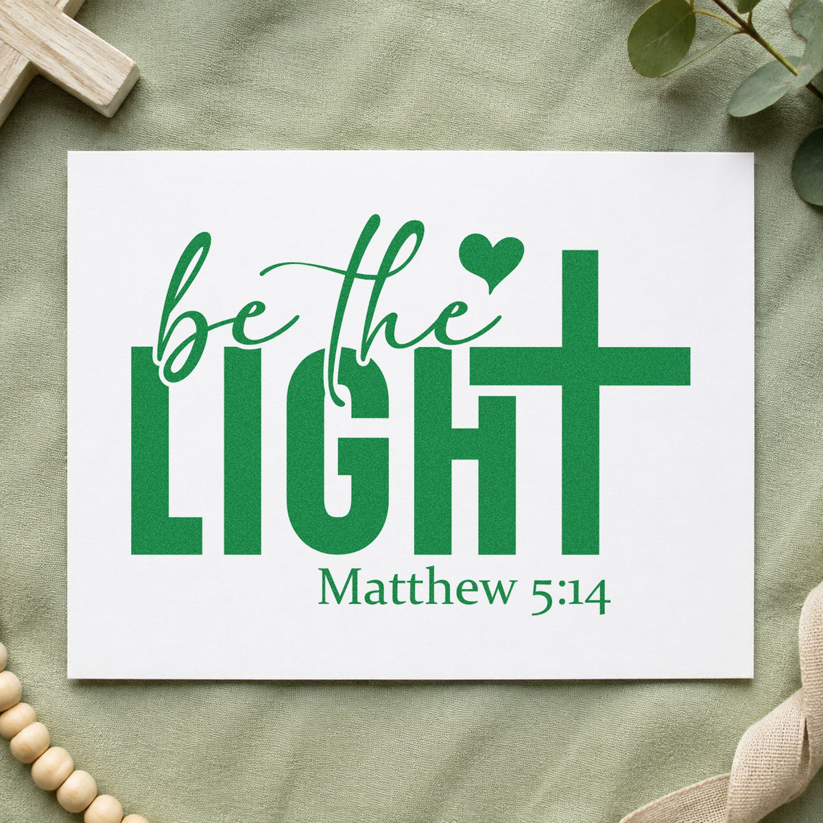 Be The Light Self-Inking Stamp in use 8