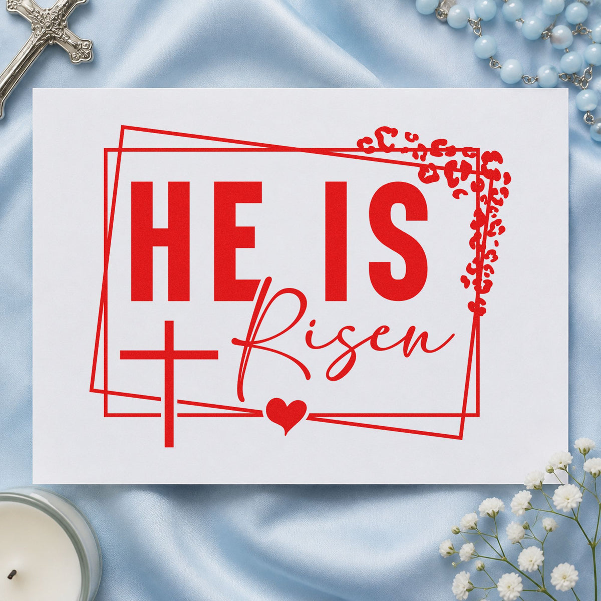 He Is Risen Hand Stamp – Duo in use 7