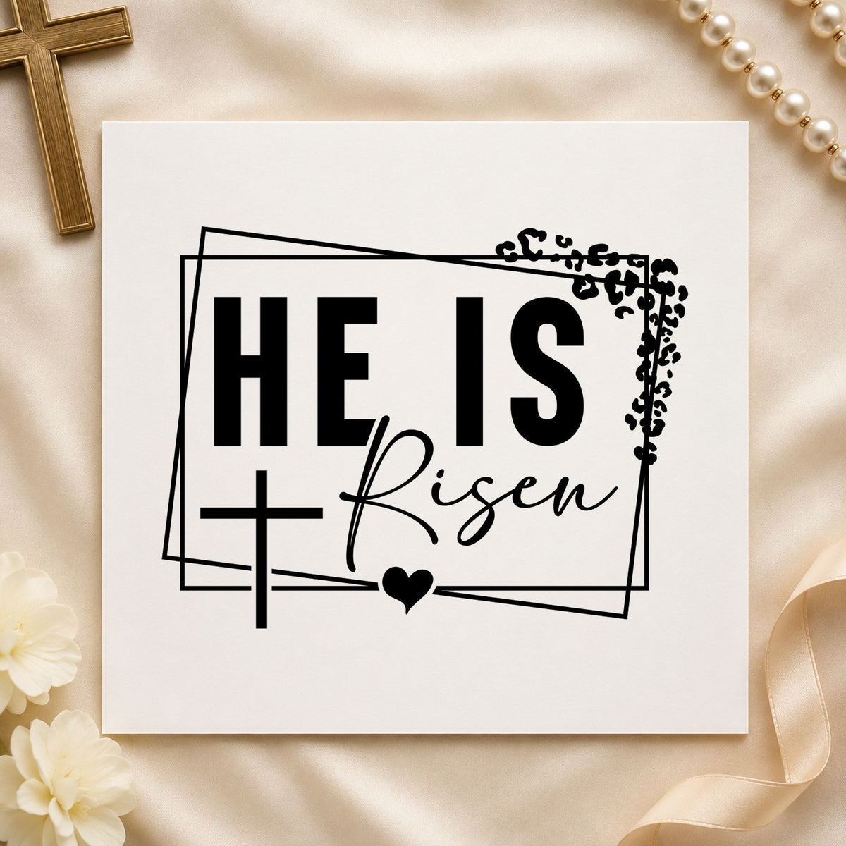 He Is Risen Hand Stamp – Duo in use 9