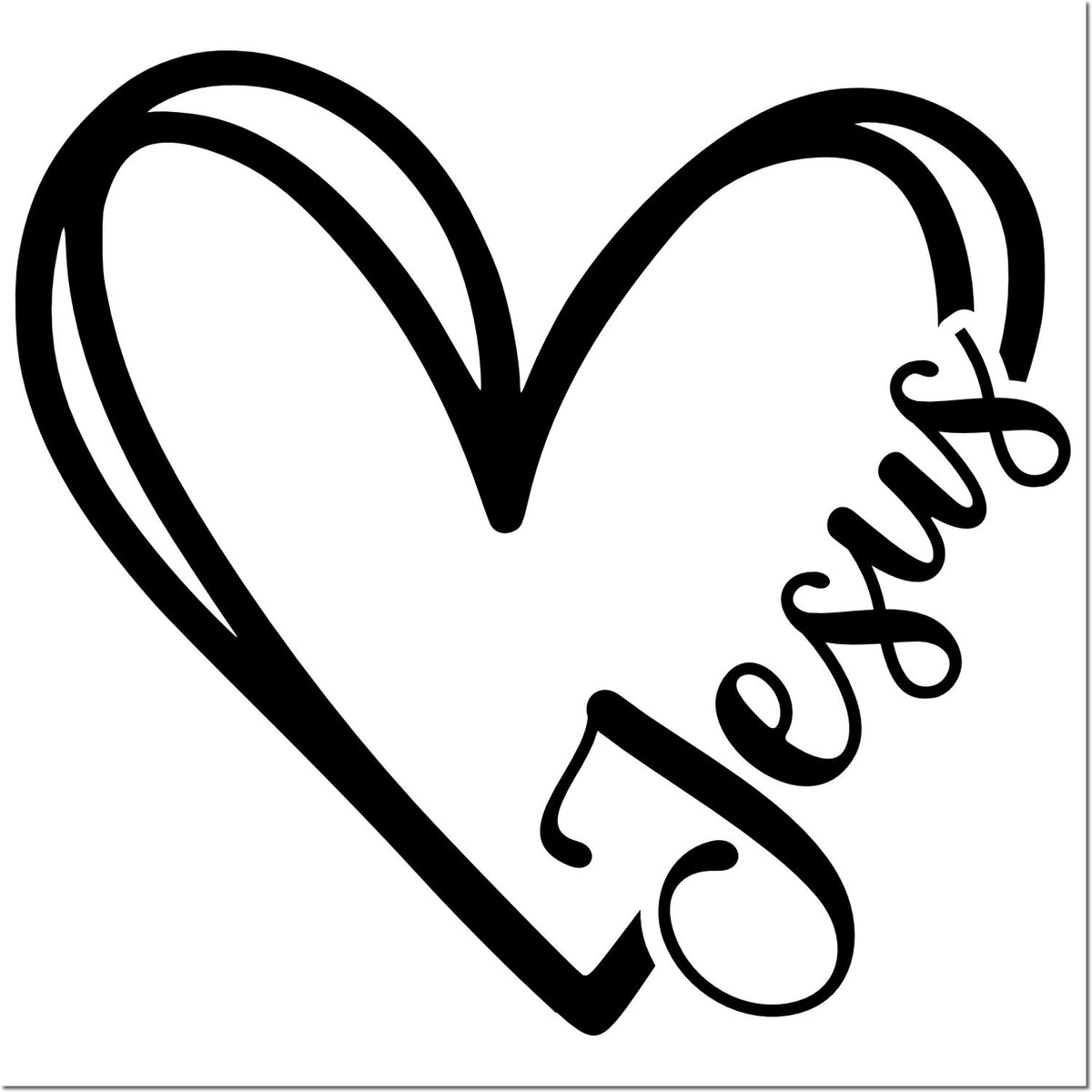 Heart-shaped eternity rubber stamp with cursive lettering, perfect for love, wedding, and memorial craft projects.