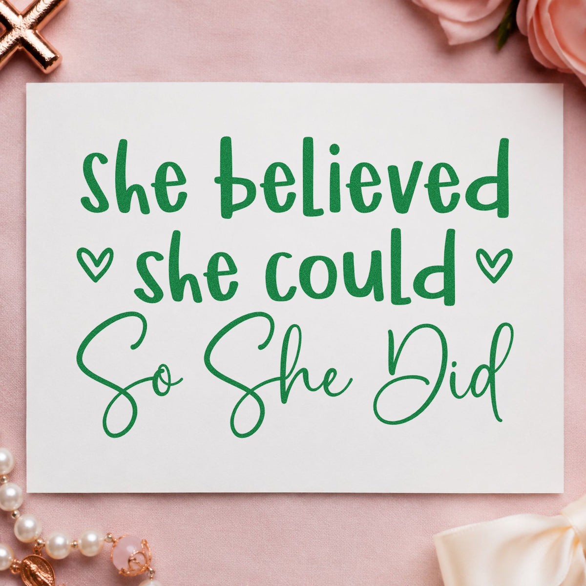 Pre-Inked She Believed She Could Stamp – PSI in use 3