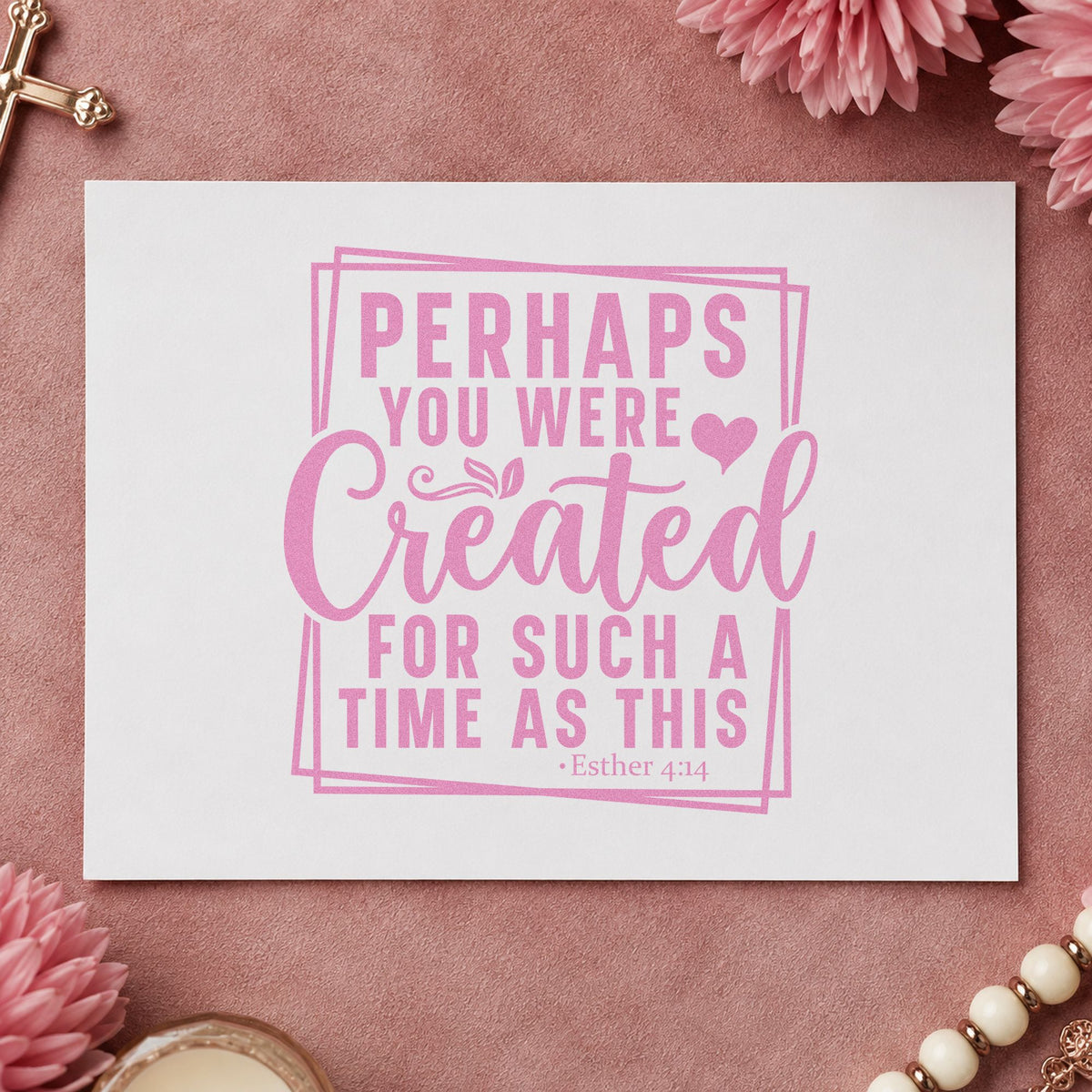 Created For Such A Time Rubber Stamp – Wood Handle in use 10