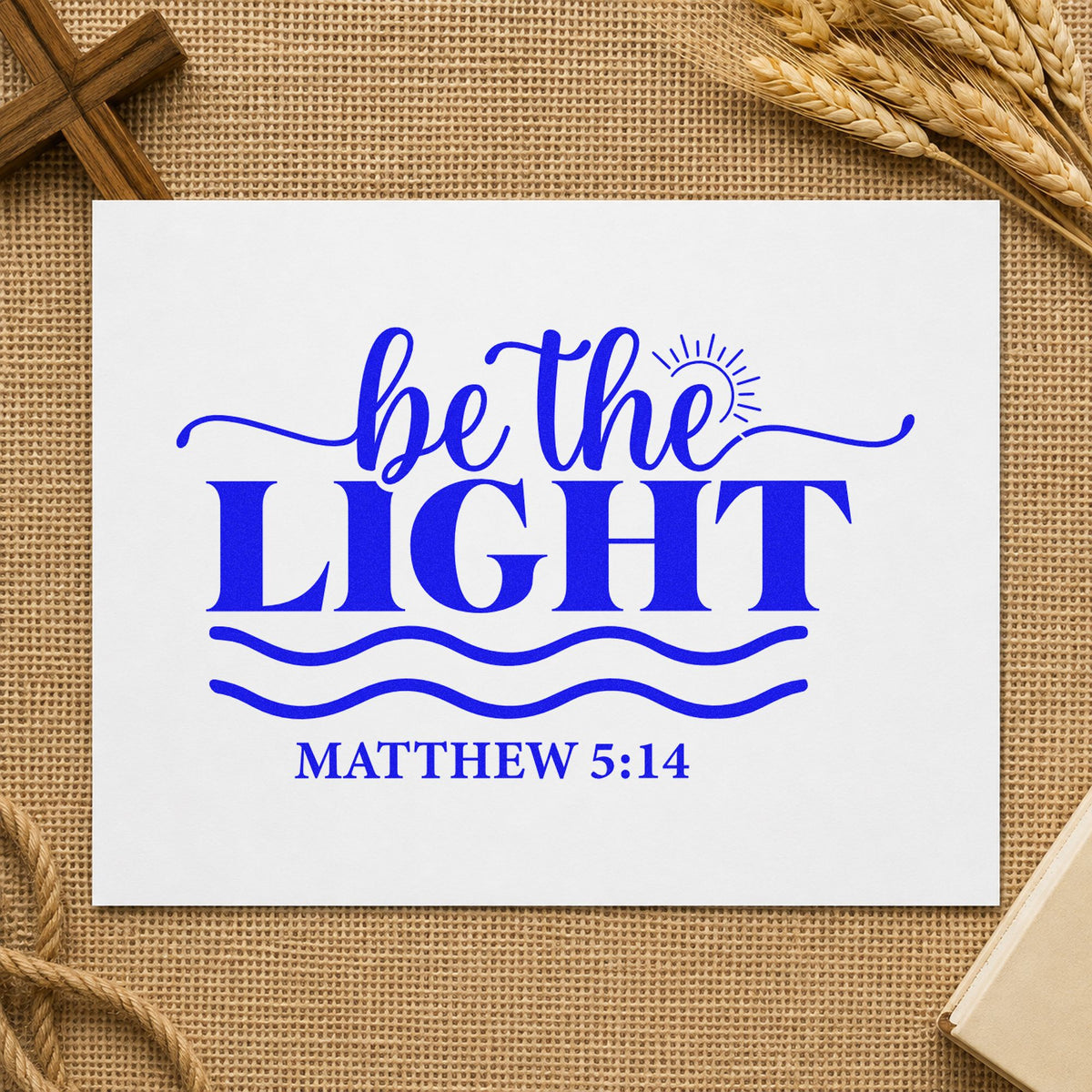 Be The Light Waves Hand Stamp – Duo in use 5