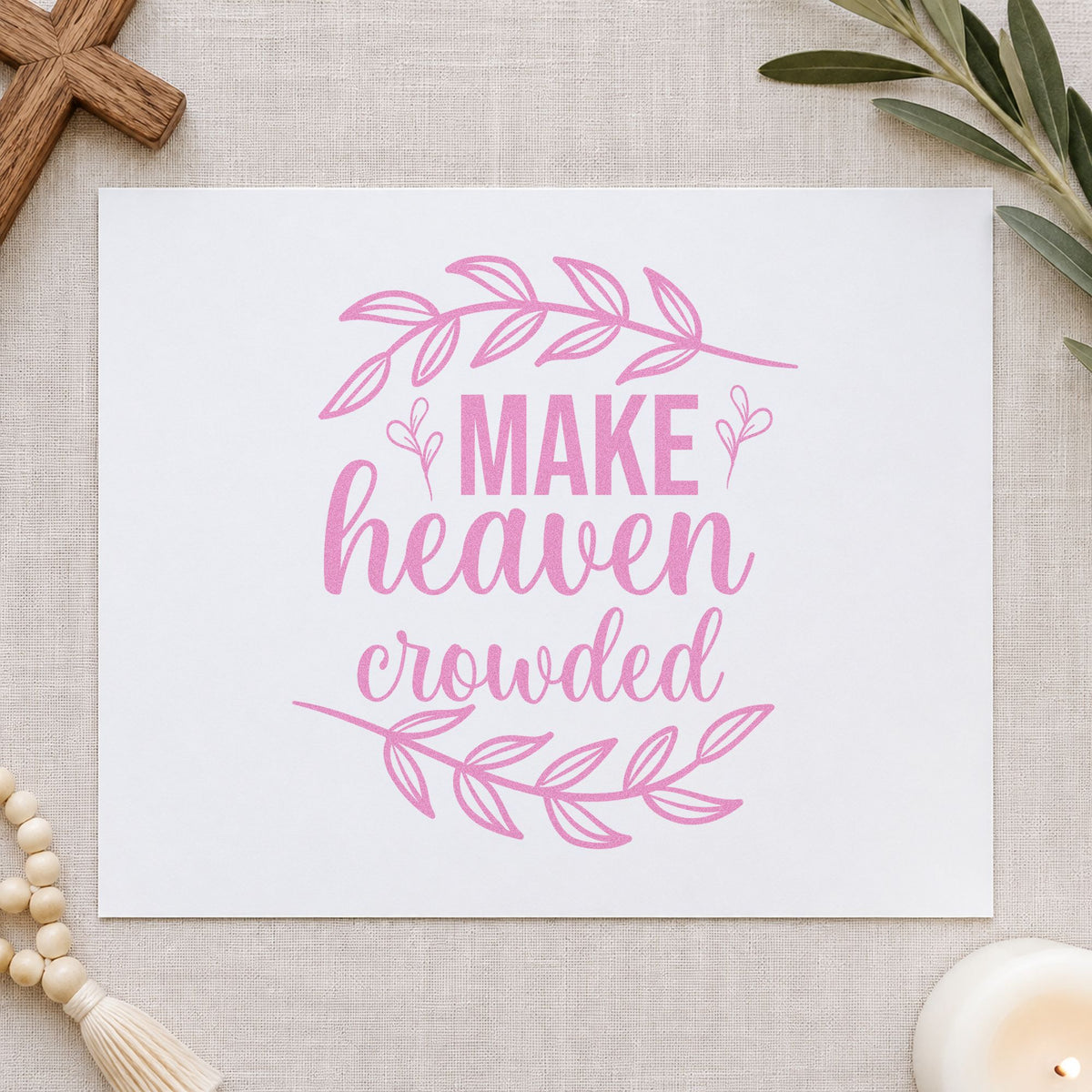 Make Heaven Crowded Leafy Branches Hand Stamp – Duo in use 10