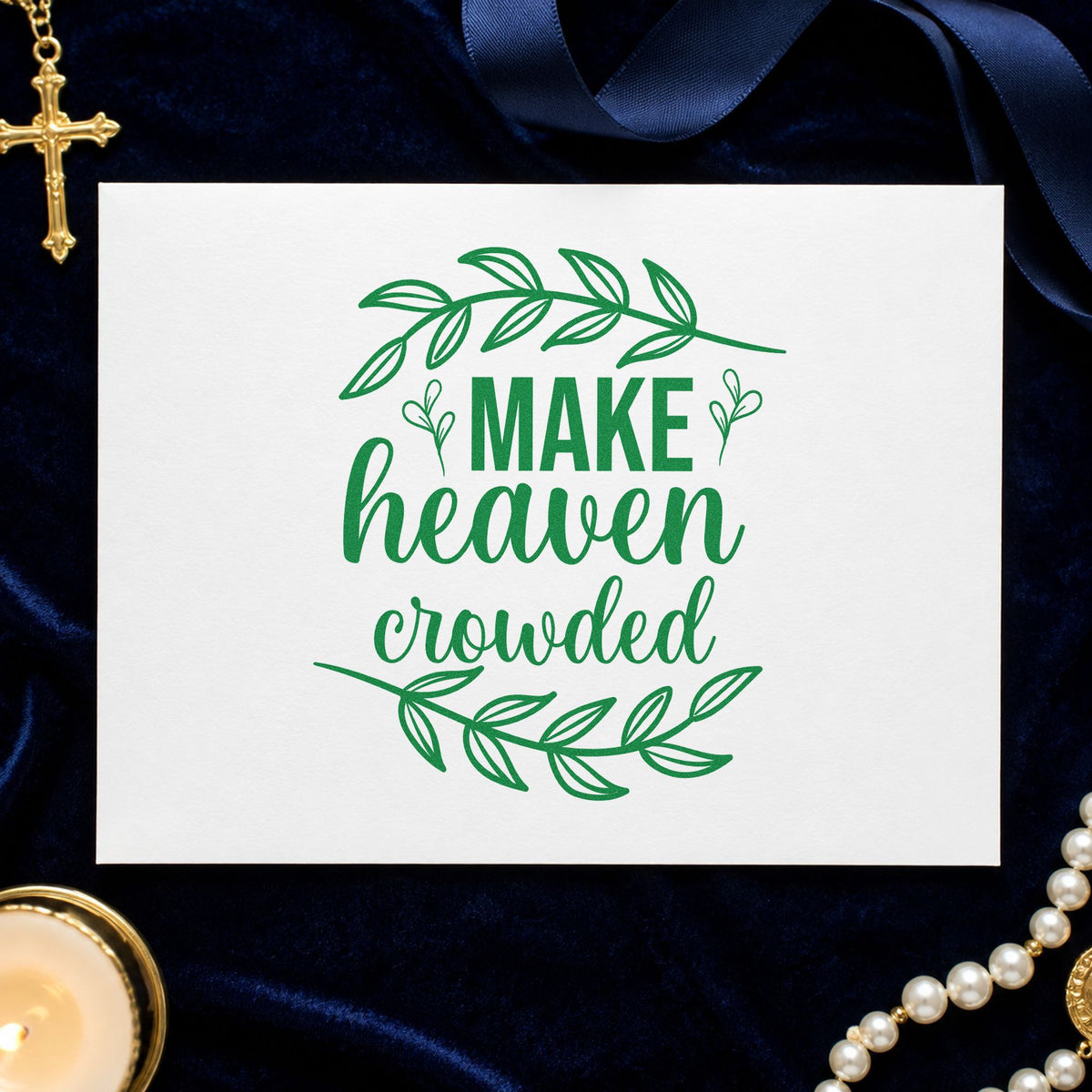 Make Heaven Crowded Leafy Branches Hand Stamp – Duo in use 3