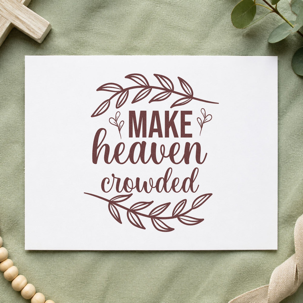 Make Heaven Crowded Leafy Branches Hand Stamp – Duo in use 4
