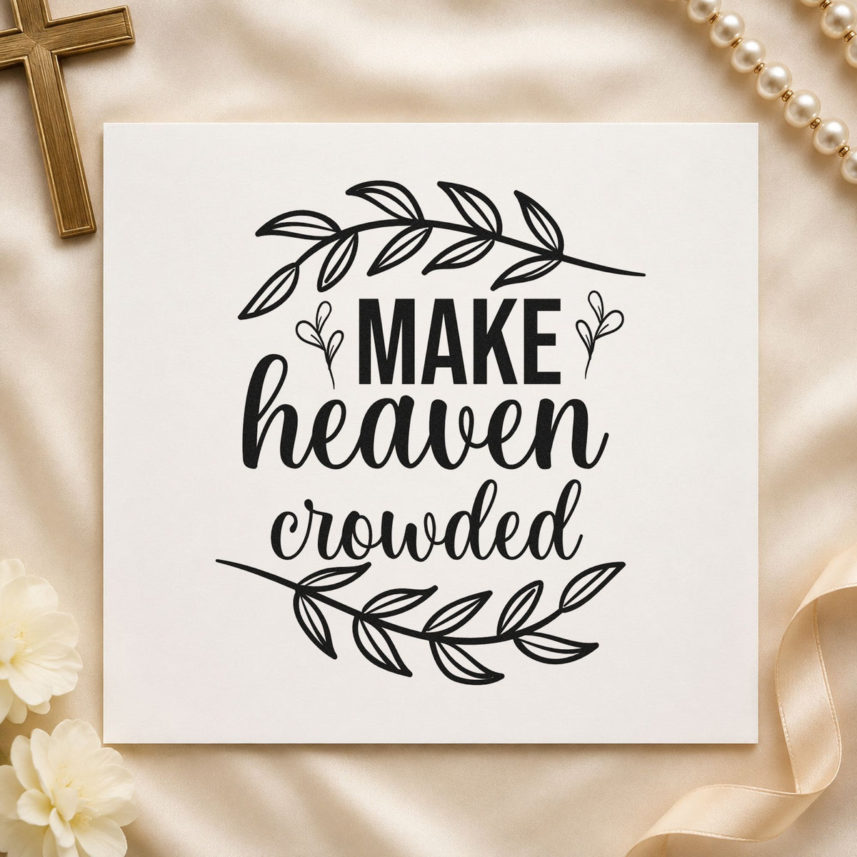 Make Heaven Crowded Leafy Branches Hand Stamp – Duo in use 9