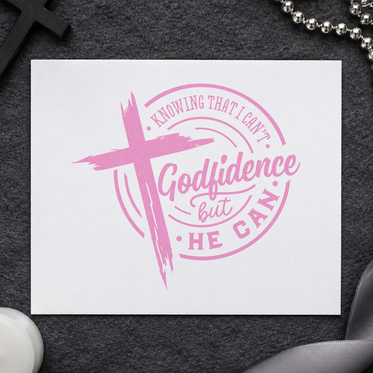 Godfidence Cross Emblem Hand Stamp – Duo in use 10