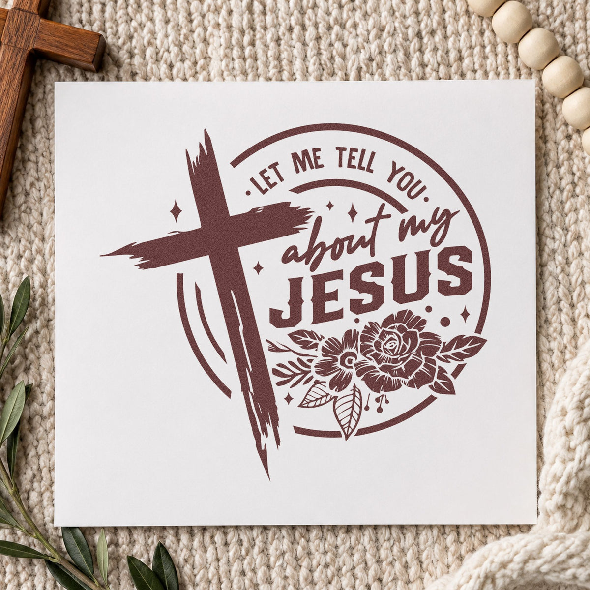 Let Me Tell You About My Jesus Stamp – PSI Pre-Inked in use 4