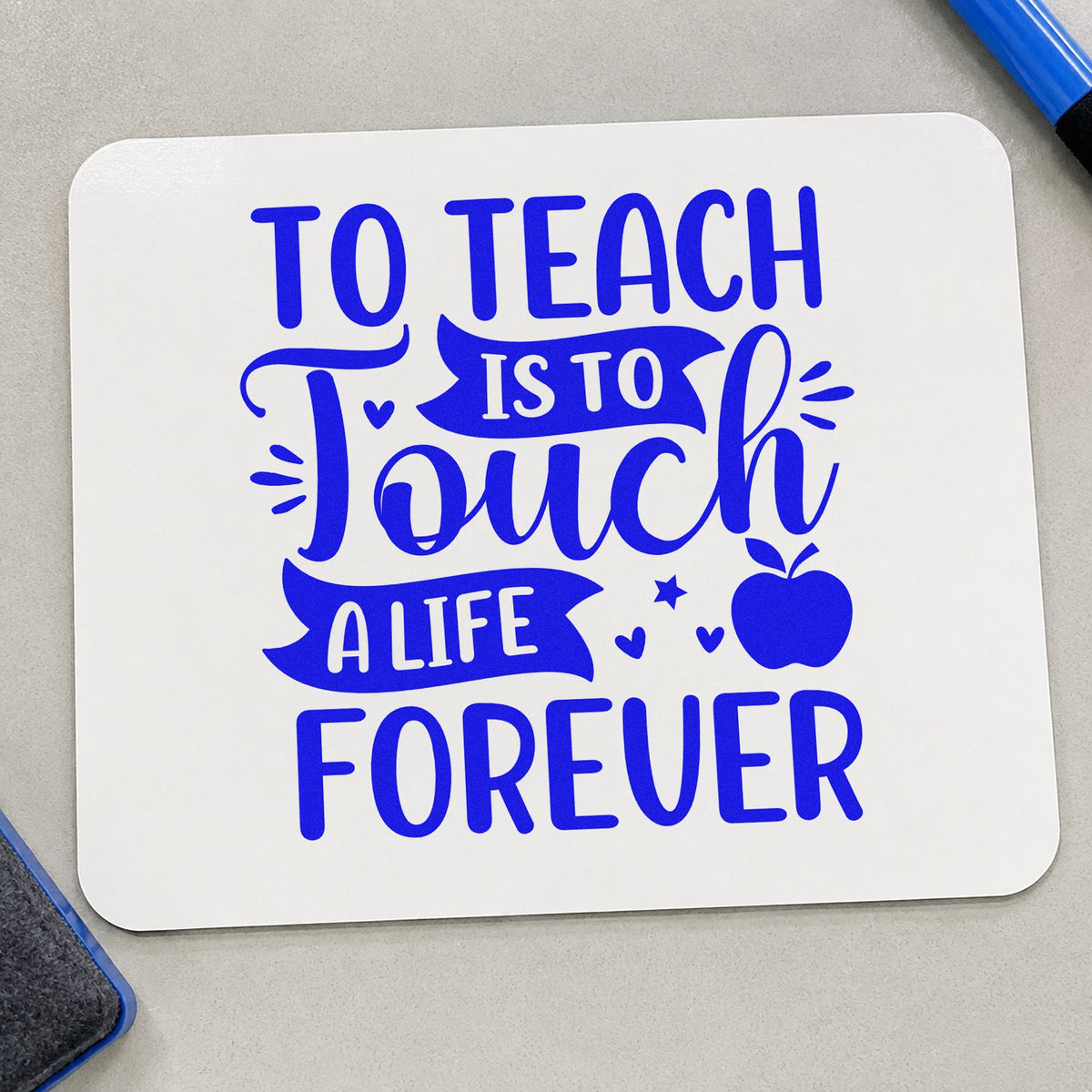 To Teach Is To Touch Apple Pre-Inked Stamp – Slim in use 5