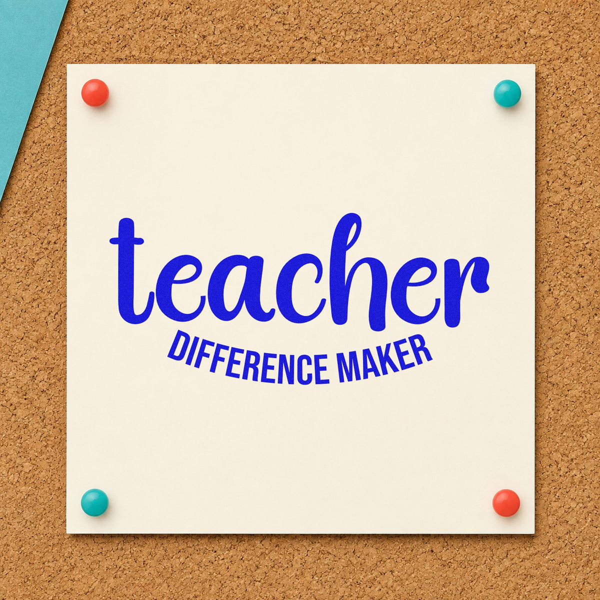 Teacher Difference Maker Stamp – Duo Hand in use 5