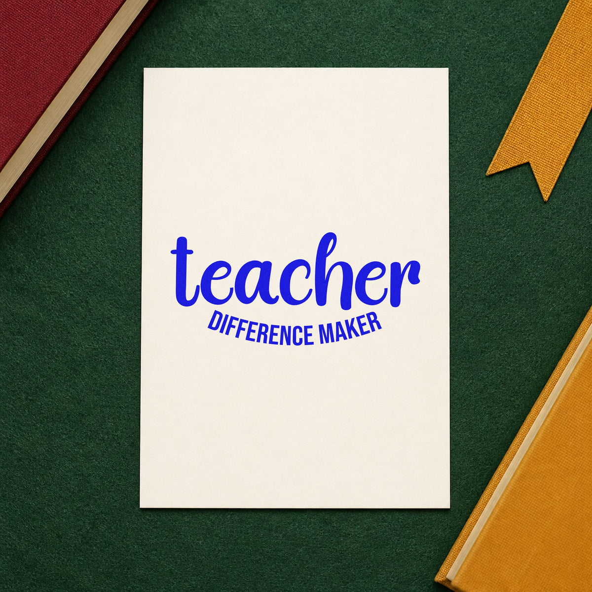 Teacher Difference Maker Stamp – Duo Hand in use 6