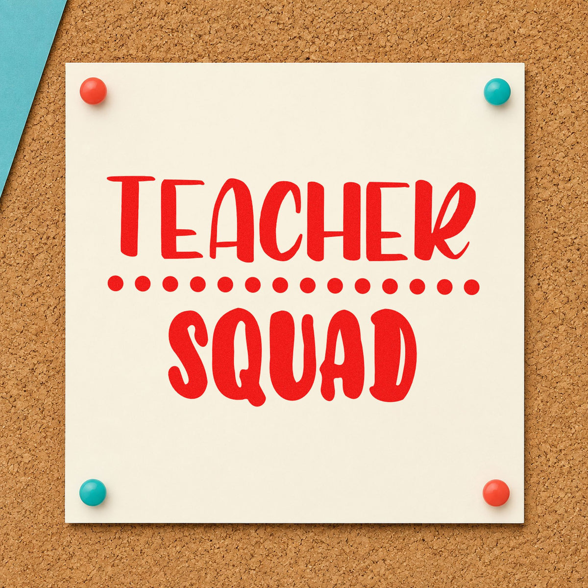 Teacher Squad Dotted Divider Stamp – Self-Inking in use 7