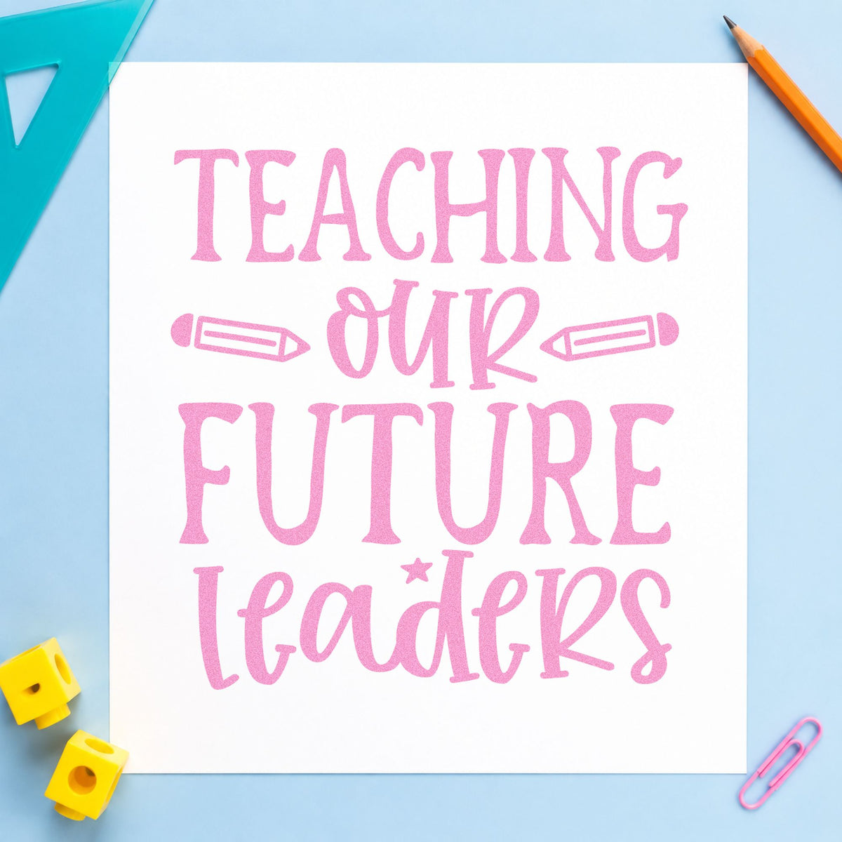 Teaching Our Future Leaders Slim Pre-Inked Stamp in use 10
