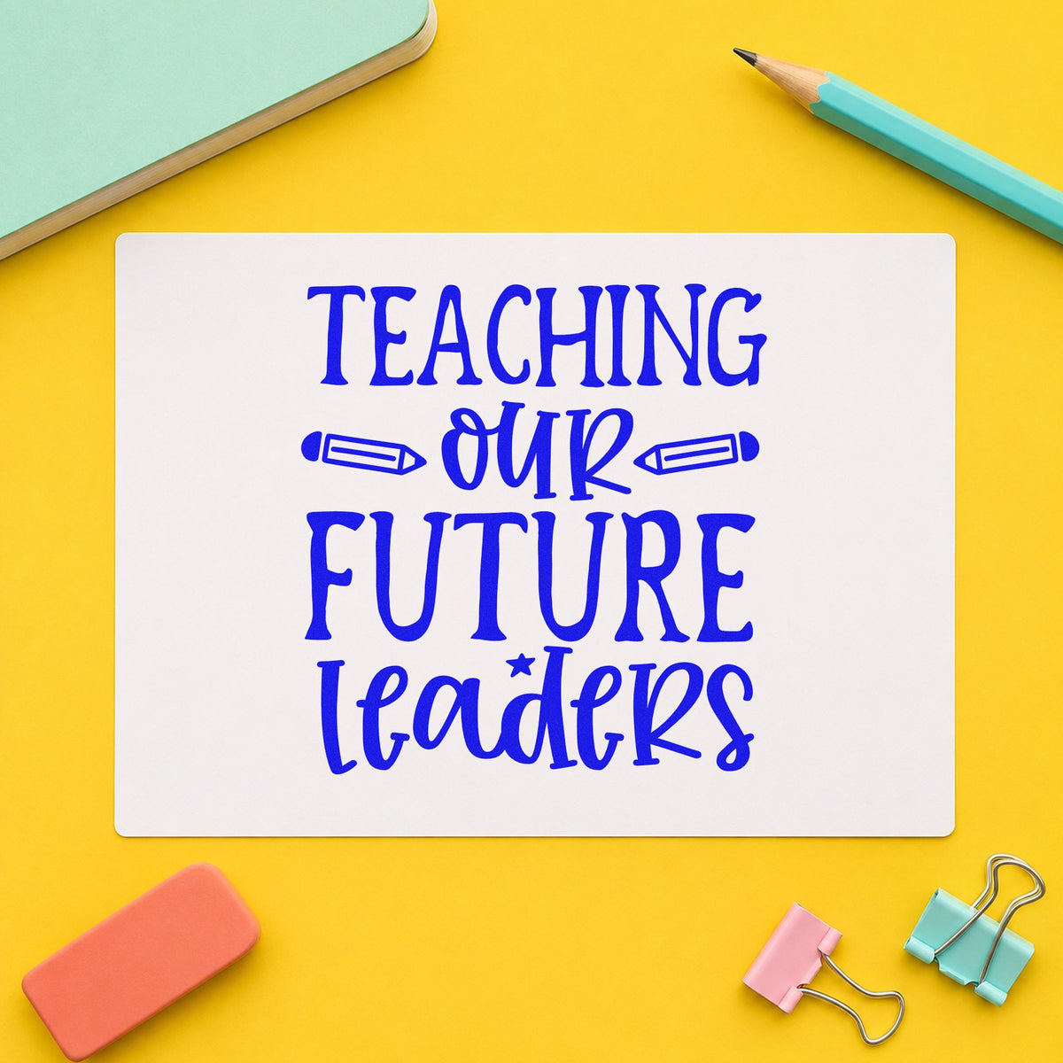 Teaching Our Future Leaders Slim Pre-Inked Stamp in use 5