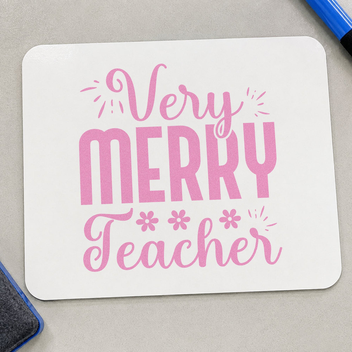 Very Merry Teacher Stamp – Self-Inking in use 10