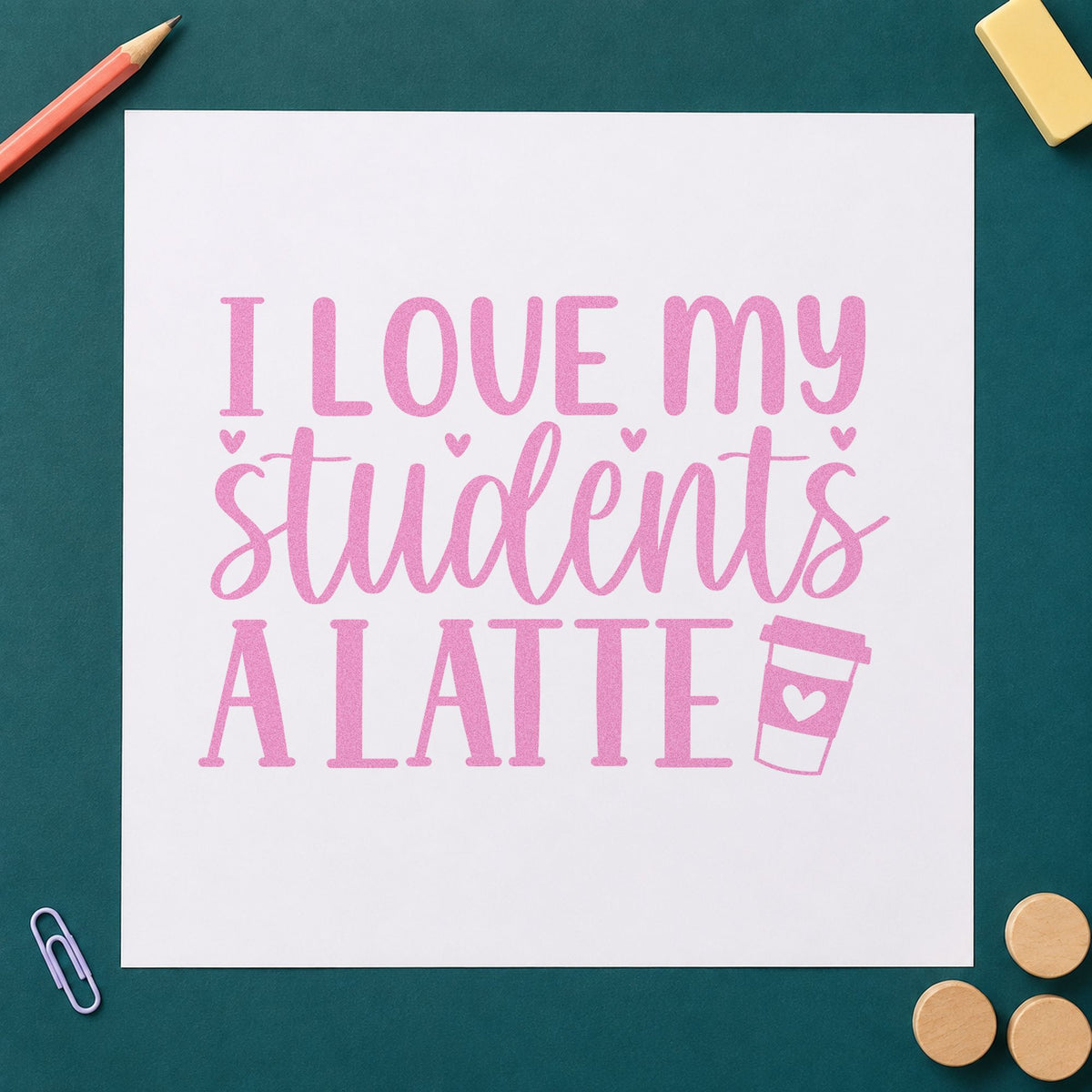 Love Students A Latte Hand Stamp – Duo in use 10