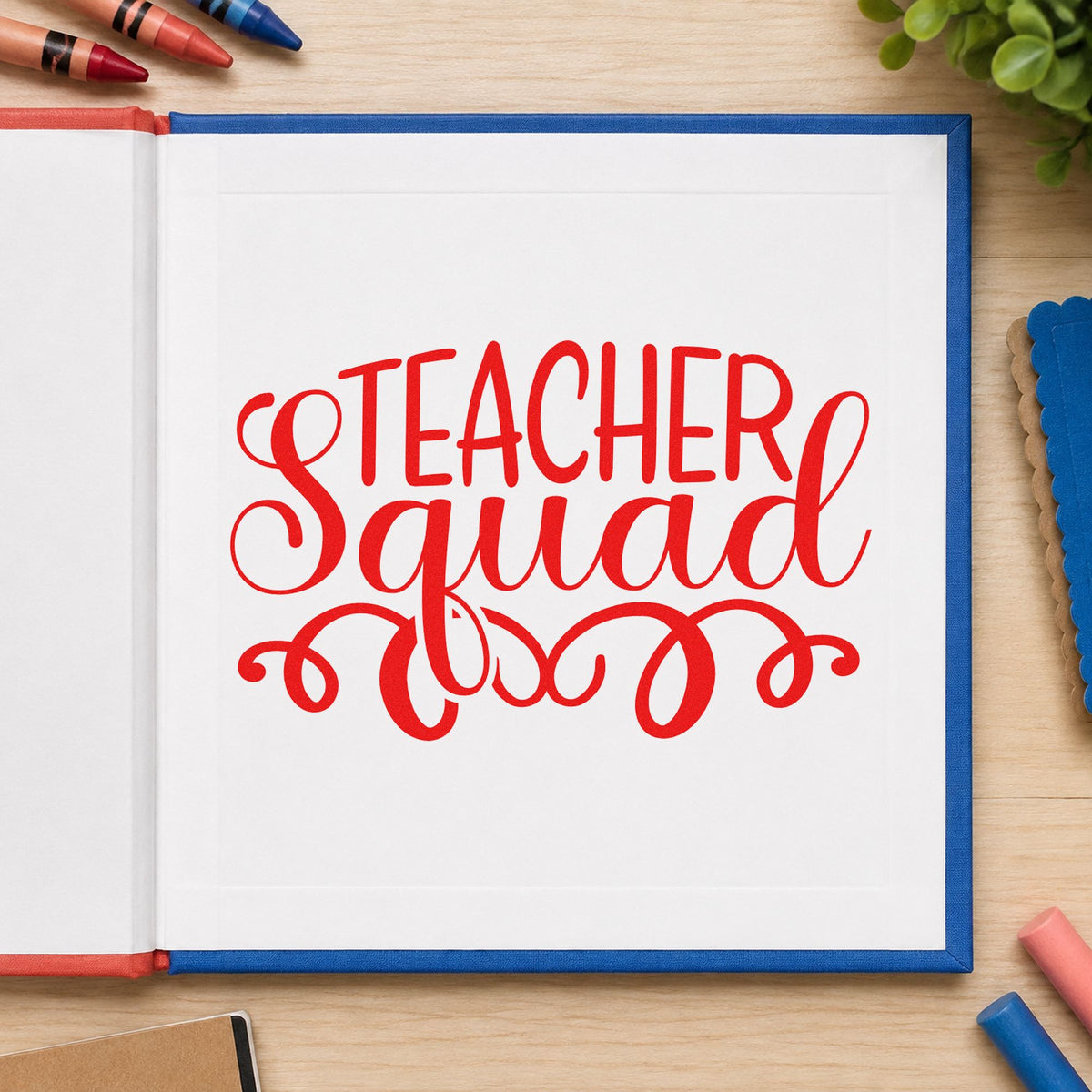 Teacher Squad Duo Hand Stamp in use 7