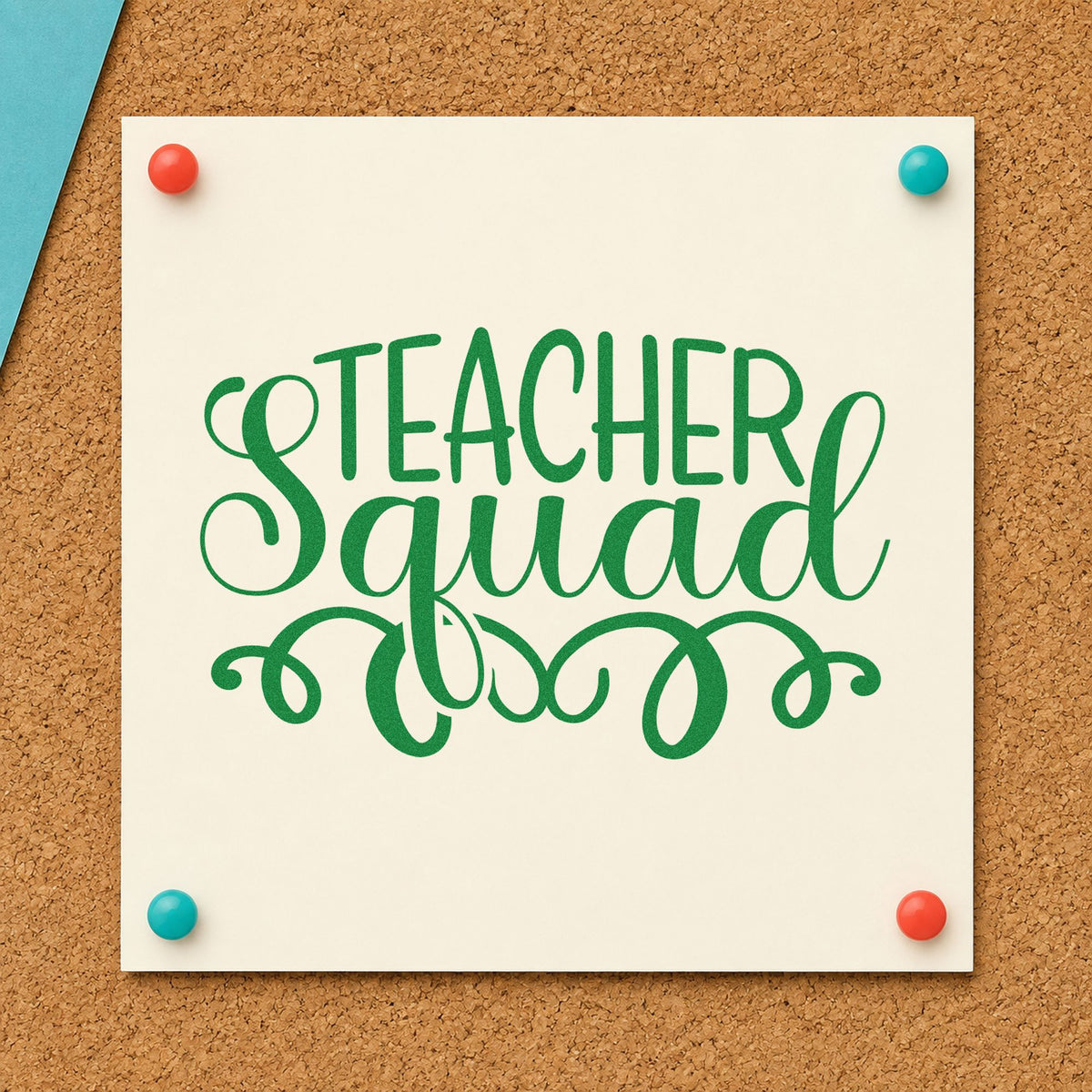 PSI Pre-Inked Teacher Squad Stamp in use 8