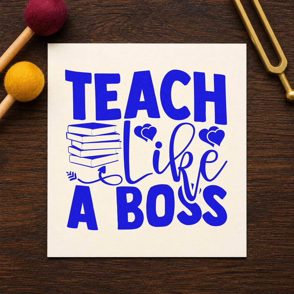 Teach Like A Boss Books Compact Pre-Inked Stamp – Slim in use 6