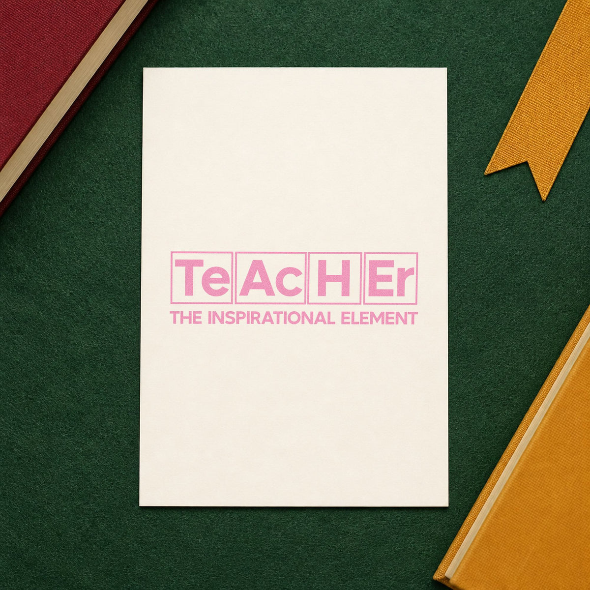 Inspirational Teacher Element Design Pre-Inked Stamp – PSI in use 10