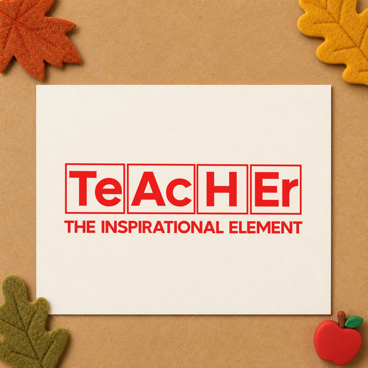 Inspirational Teacher Element Design Pre-Inked Stamp – PSI in use 7