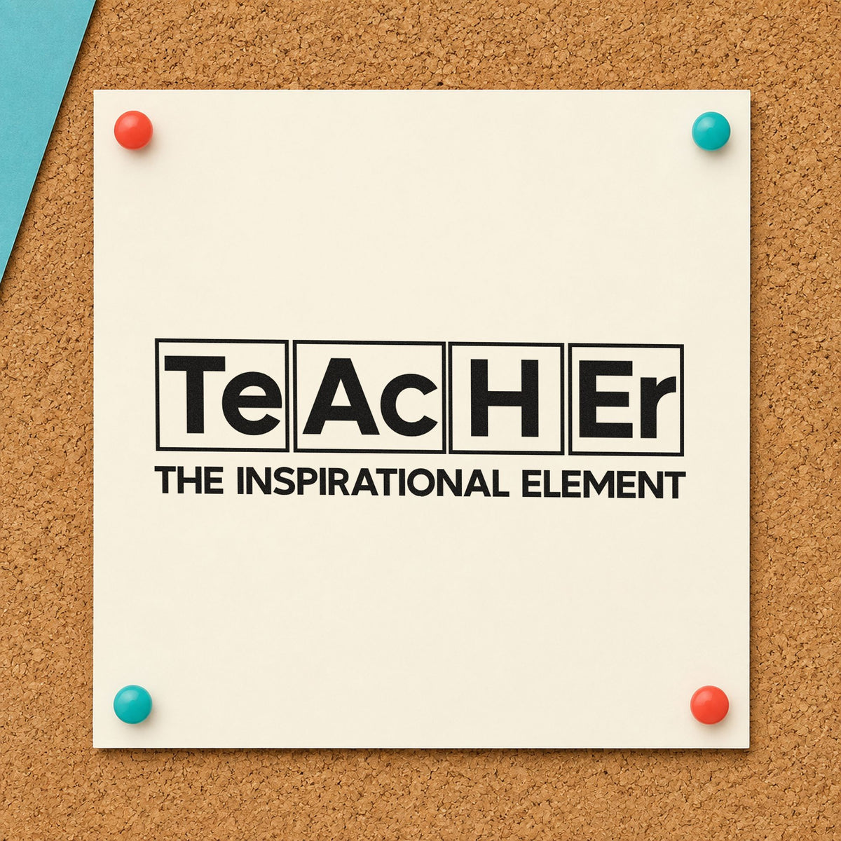 Inspirational Teacher Element Design Pre-Inked Stamp – PSI in use 9