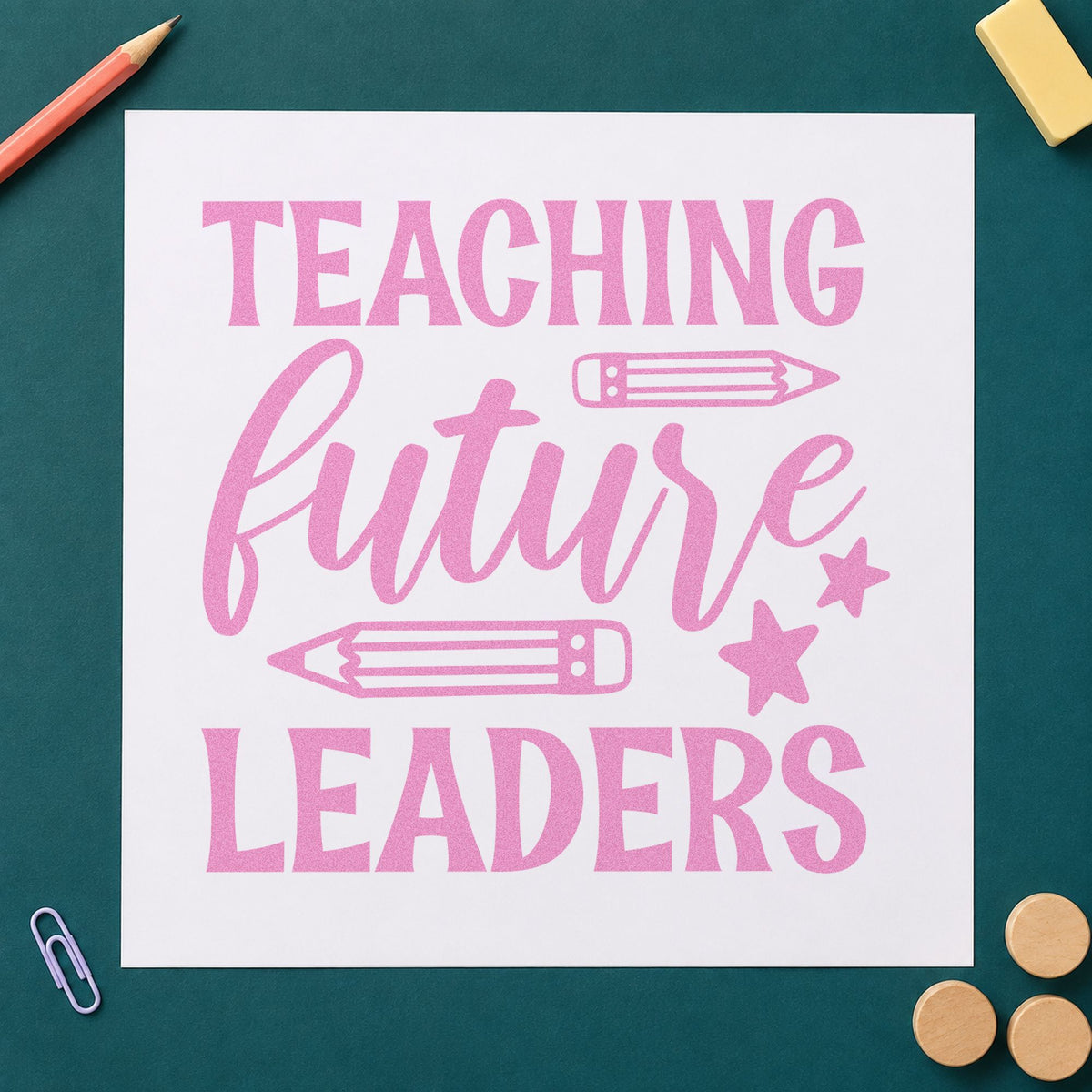 Teaching Future Leaders Pencils Pre-Inked Stamp – PSI in use 10