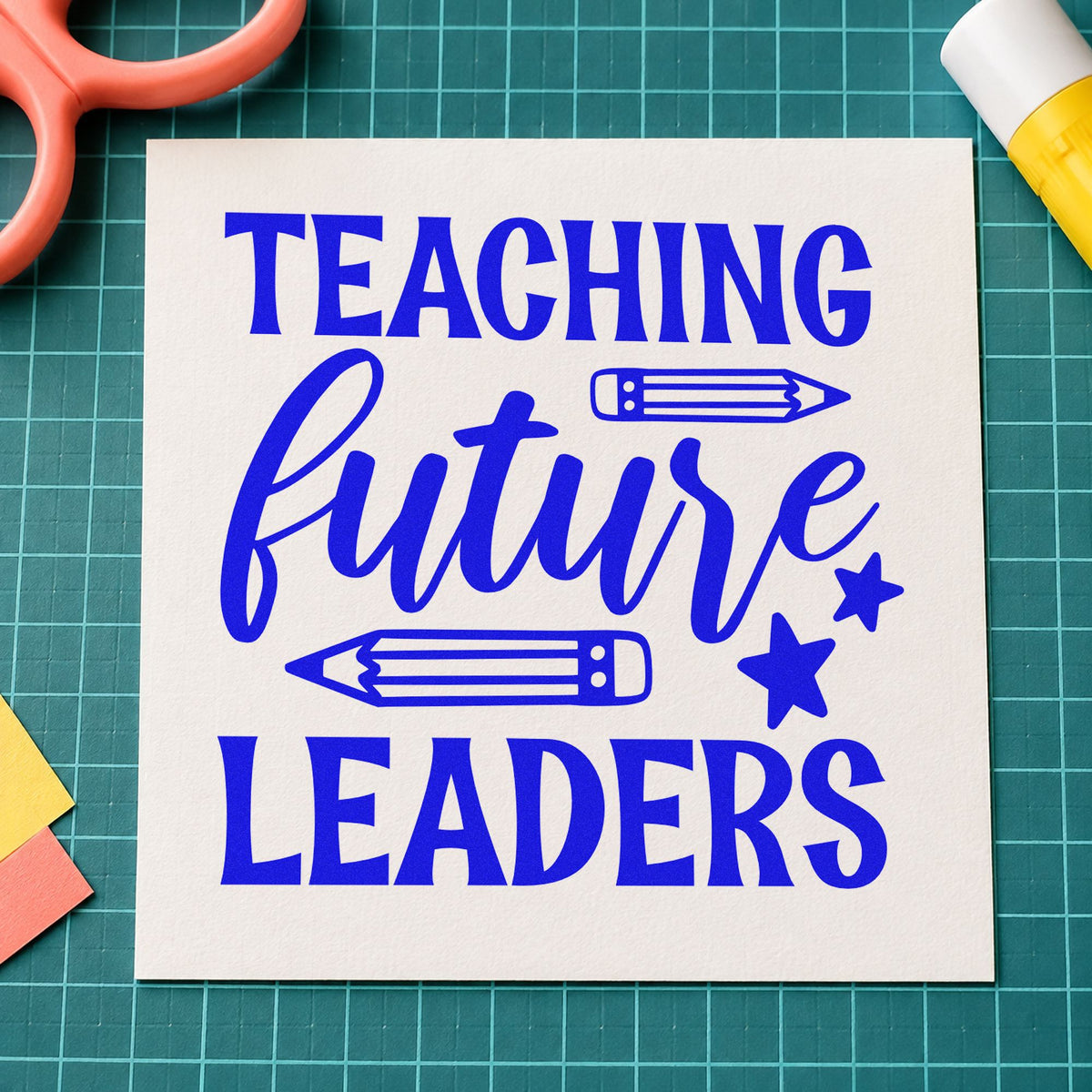 Teaching Future Leaders Pencils Pre-Inked Stamp – PSI in use 5