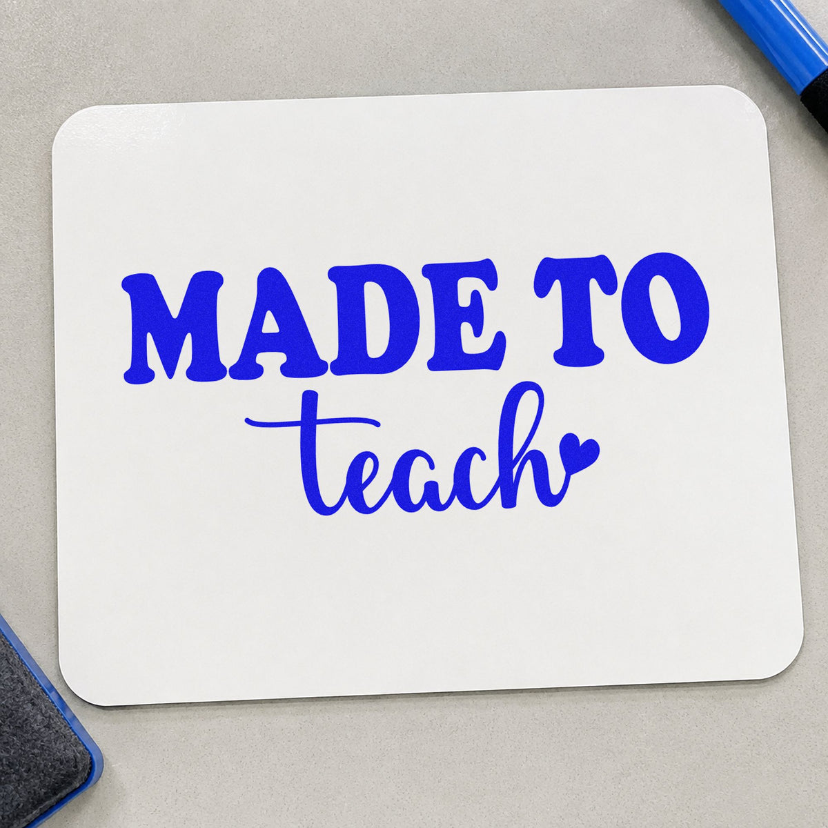 Made To Teach Heart Script Lettering Stamp – Self-Inking in use 6