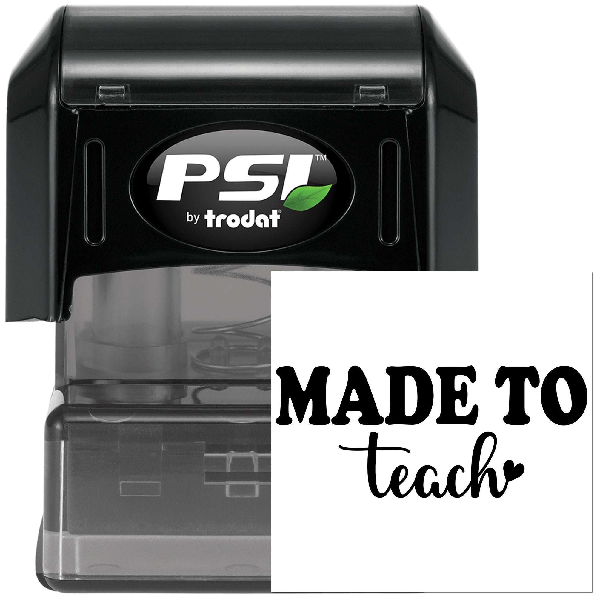 PSI by Trodat self-inking rubber stamp with Made to Teach design for classroom grading