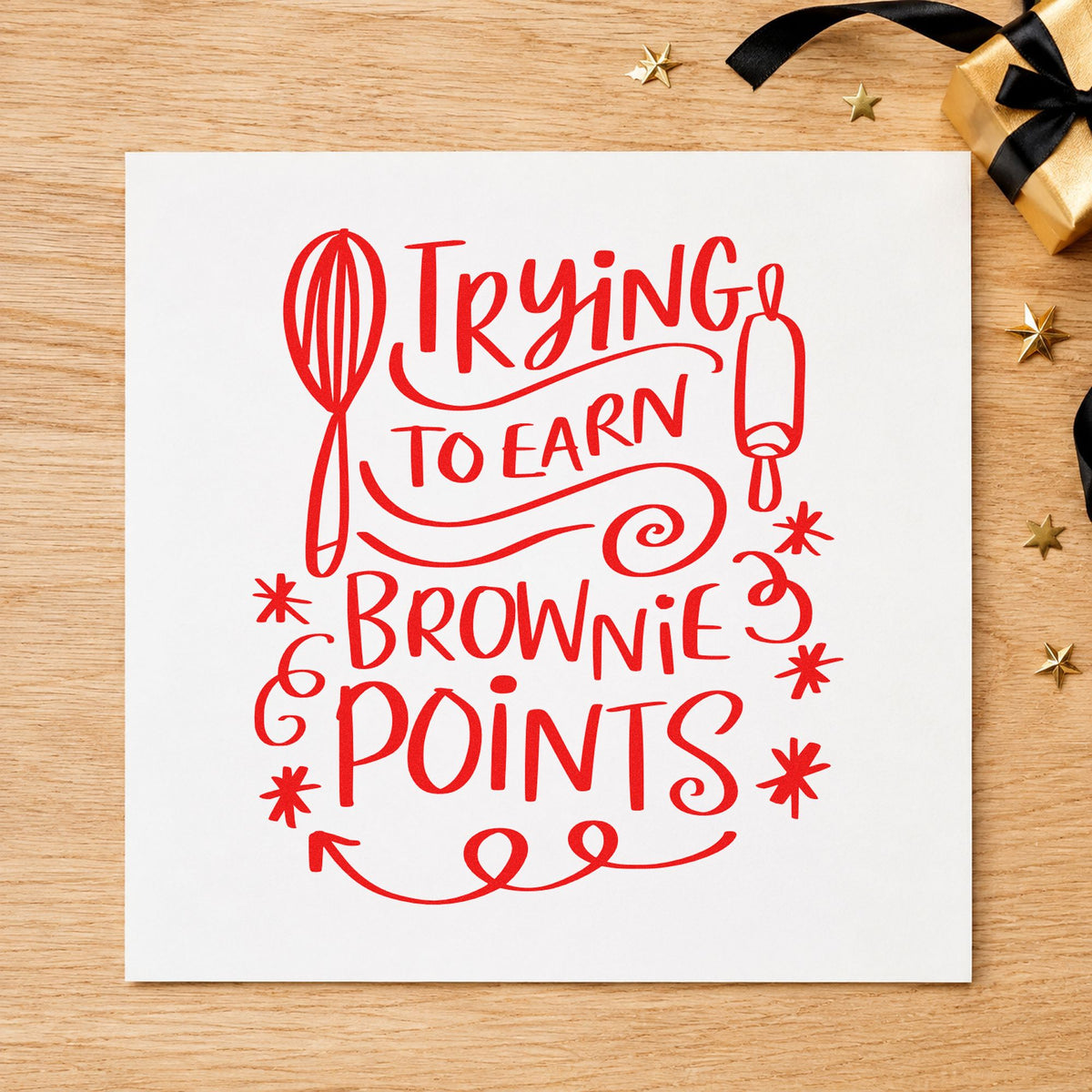Trying To Earn Brownie Points Whisk Hand Stamp – Duo in use 5