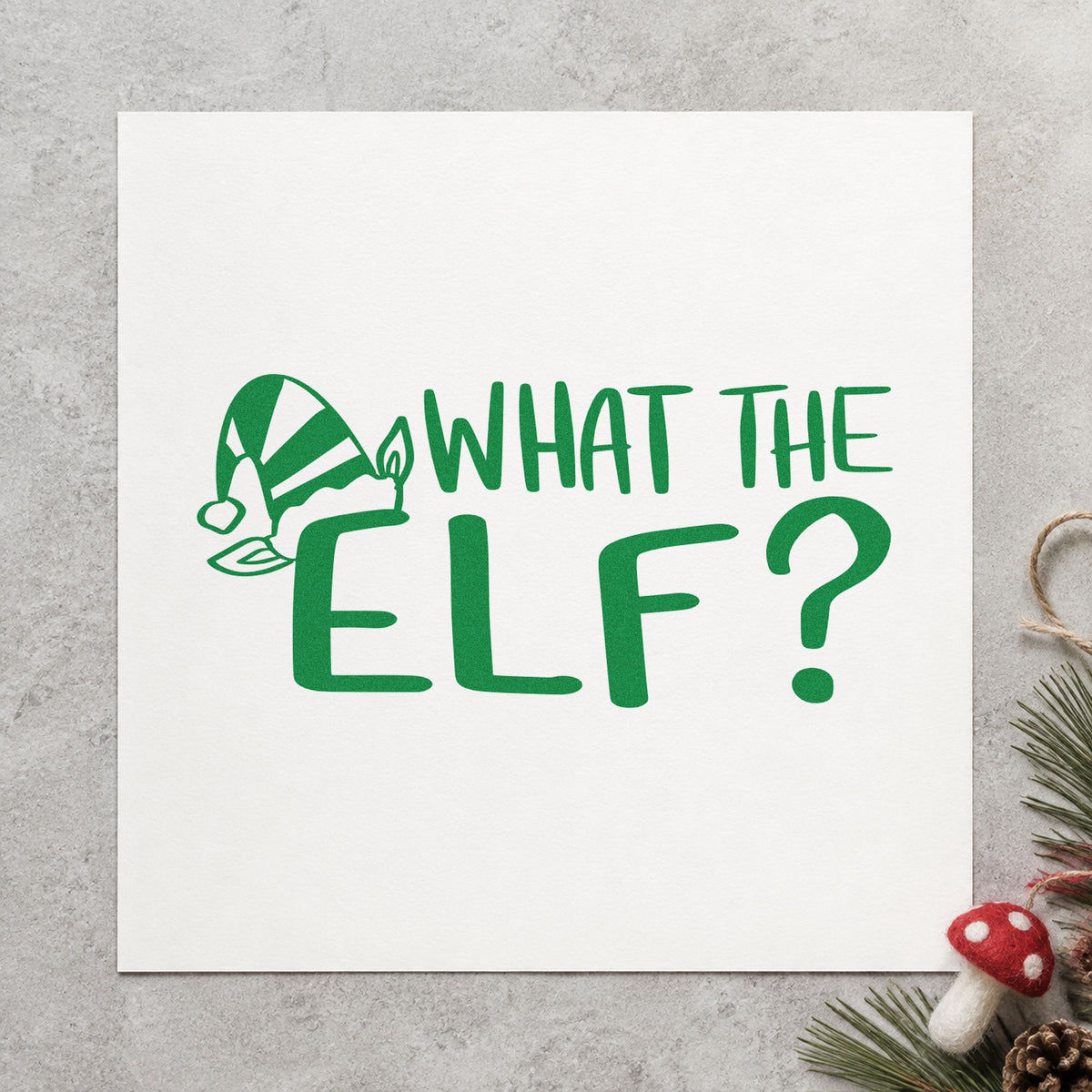 What The Elf Pre-Inked Stamp – PSI in use 3